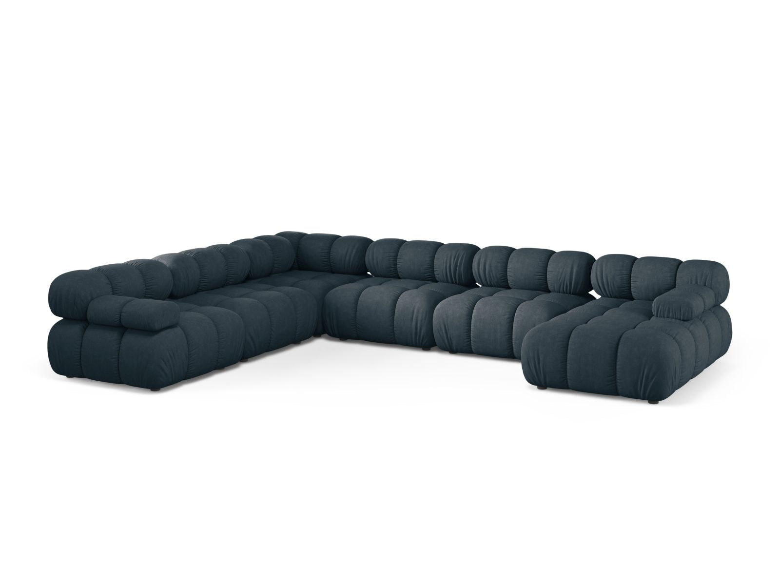 8-Sitzer Modular Ecksofa Panoramic links Bellis in Deep Petrol-Liberty präsentiert im Onlineshop von KAQTU Design AG. Ecksofa links ist von Micadoni