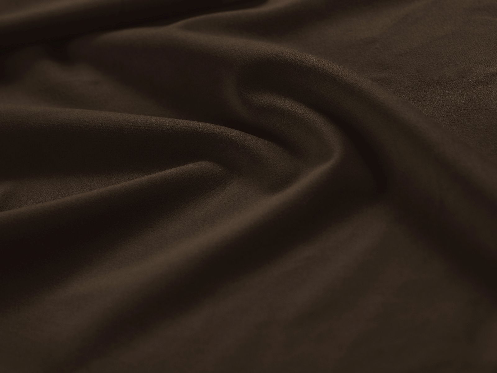 Elegantes 8-Sitzer Ecksofa Panoramic links Bellis in stilvollem Dunkelbraun-Bluvel, ideal für gemütliche Abende und gesellige Runden.