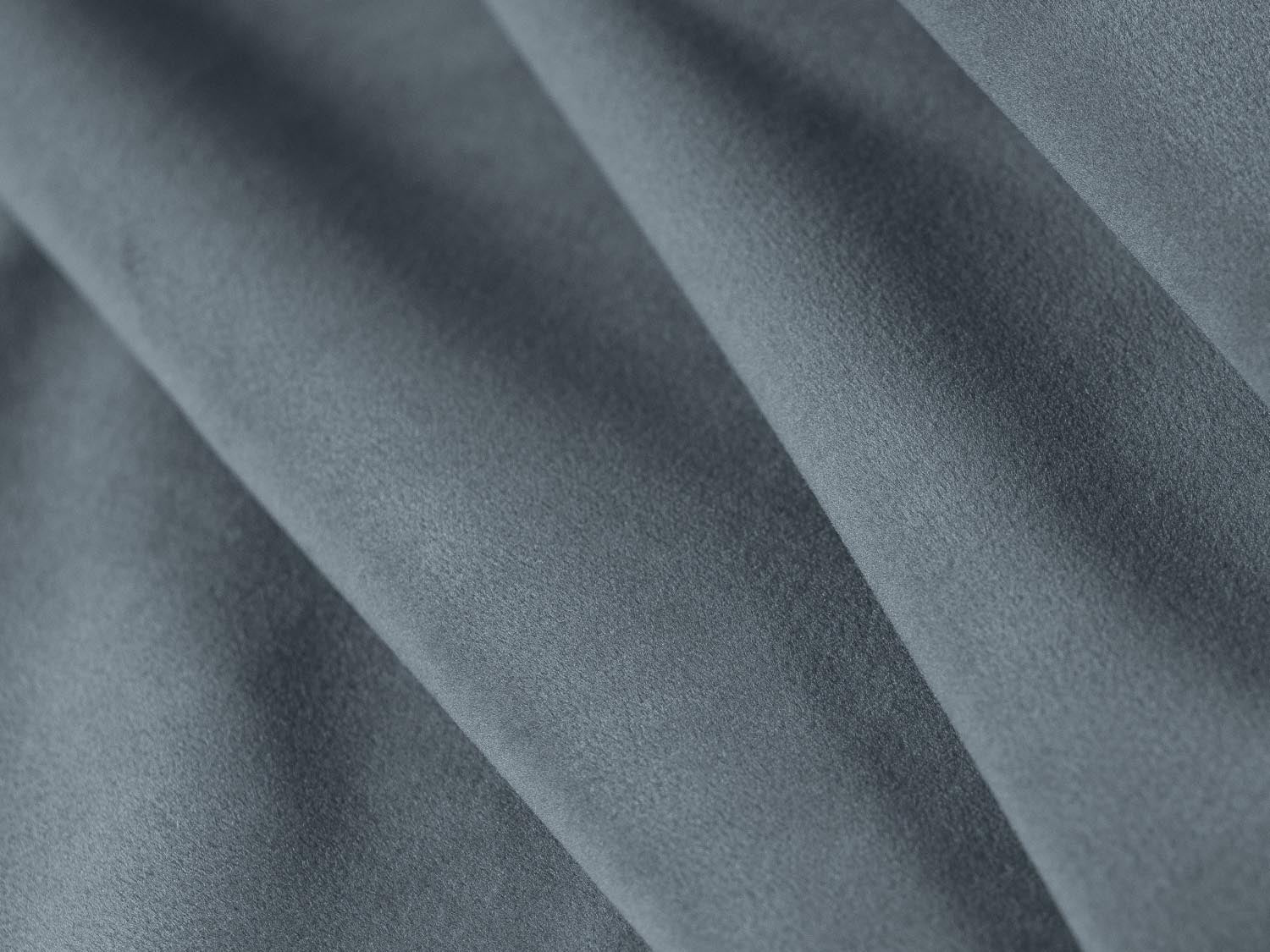 Elegantes Mamaia Velour Panoramic Ecksofa links, 7-Sitzer, ideal für gemütliche Zusammenkünfte und stilvolle Wohnräume.