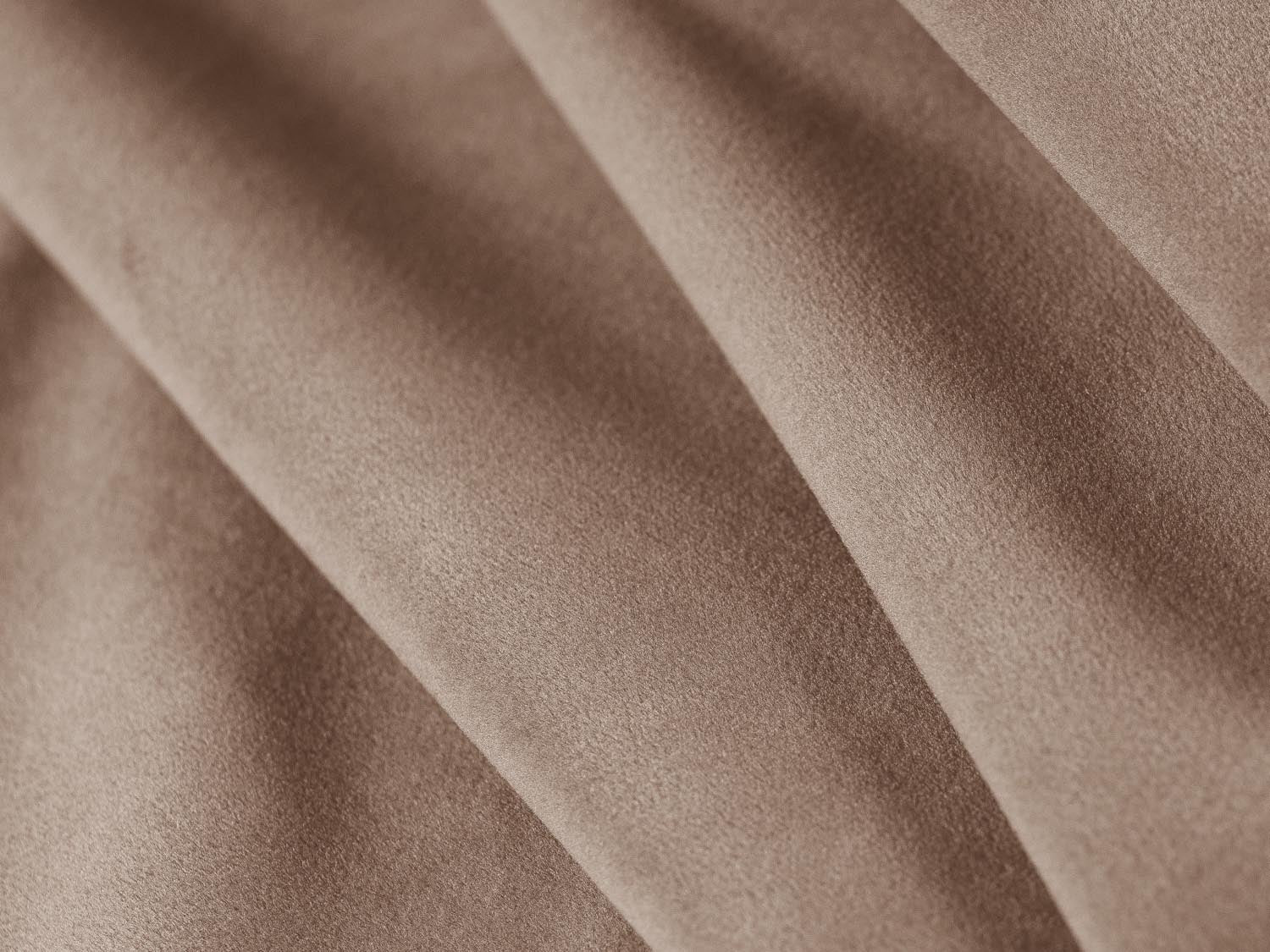 Miley Velour Panoramic Ecksofa links 6 Sitzer in Cappuccino-Bluvel präsentiert im Onlineshop von KAQTU Design AG. Ecksofa links ist von Micadoni
