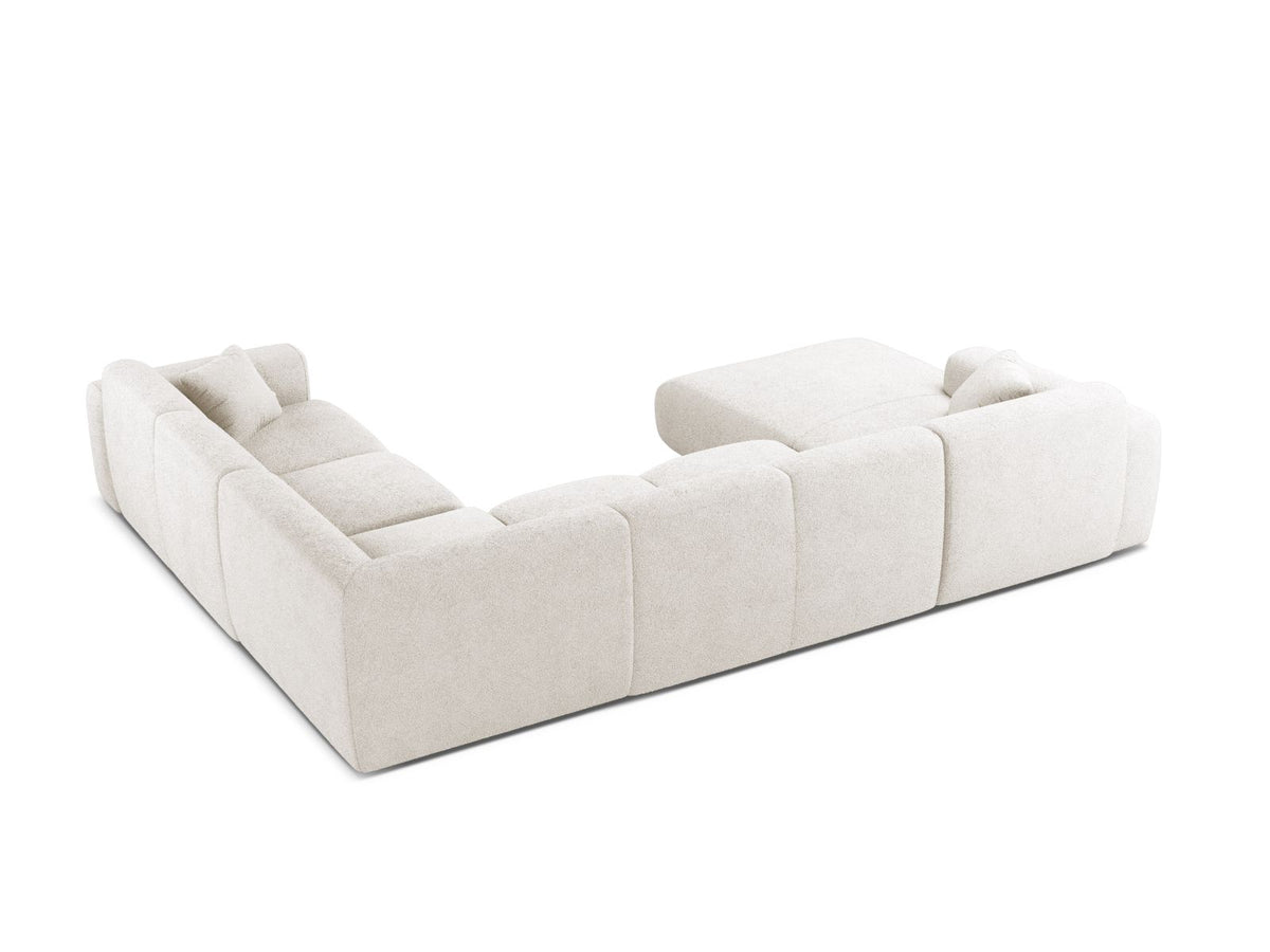 6-Sitzer Modular Panoramic Rechter Ecksofa Molino in White-Baloo präsentiert im Onlineshop von KAQTU Design AG. Ecksofa rechts ist von Micadoni
