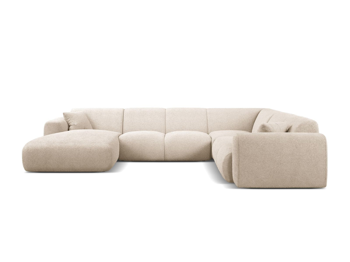 6-Sitzer Modular Panoramic Rechter Ecksofa Molino in Beige-Baloo präsentiert im Onlineshop von KAQTU Design AG. Ecksofa rechts ist von Micadoni