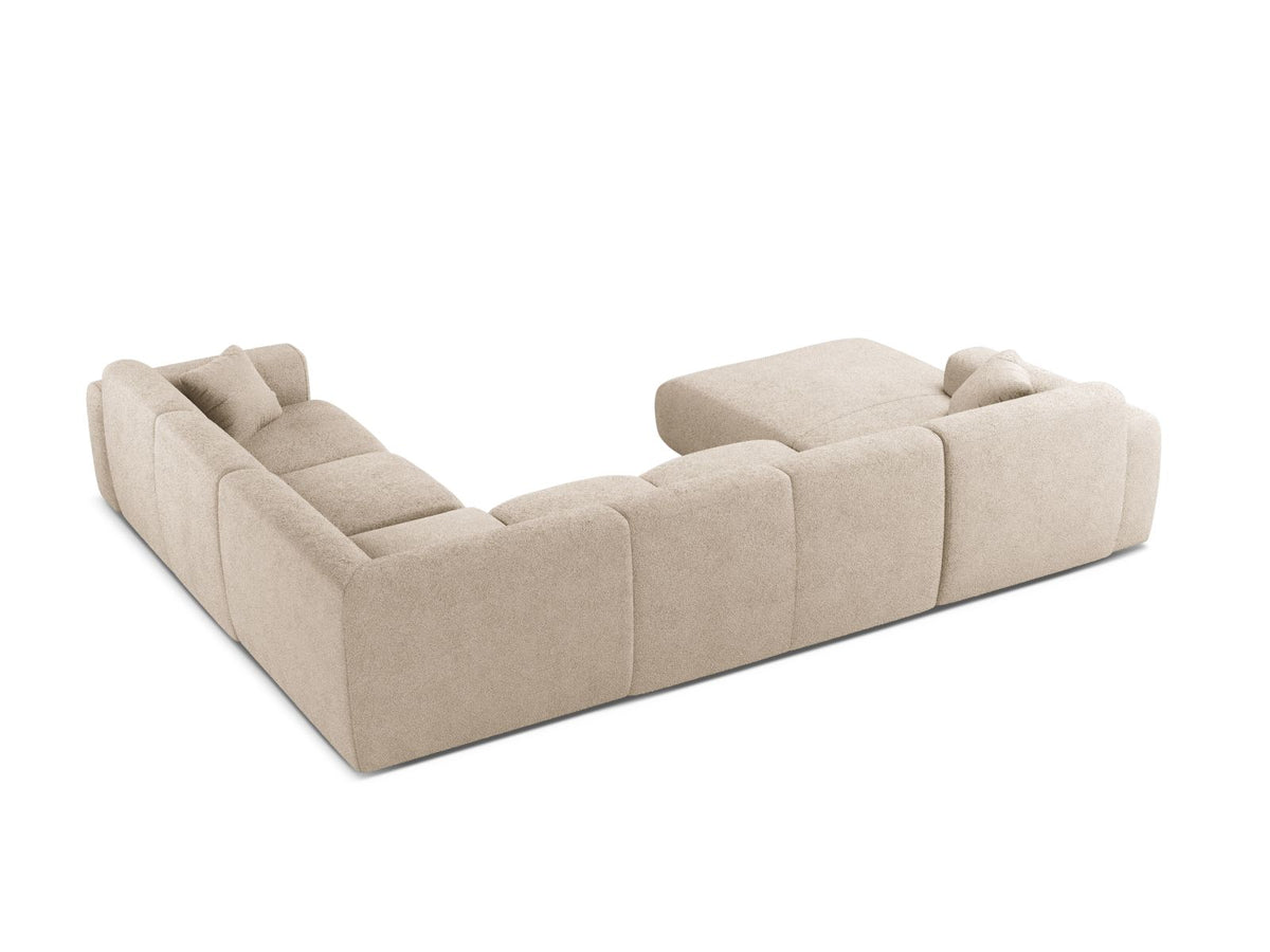 6-Sitzer Modular Panoramic Rechter Ecksofa Molino in Beige-Baloo präsentiert im Onlineshop von KAQTU Design AG. Ecksofa rechts ist von Micadoni