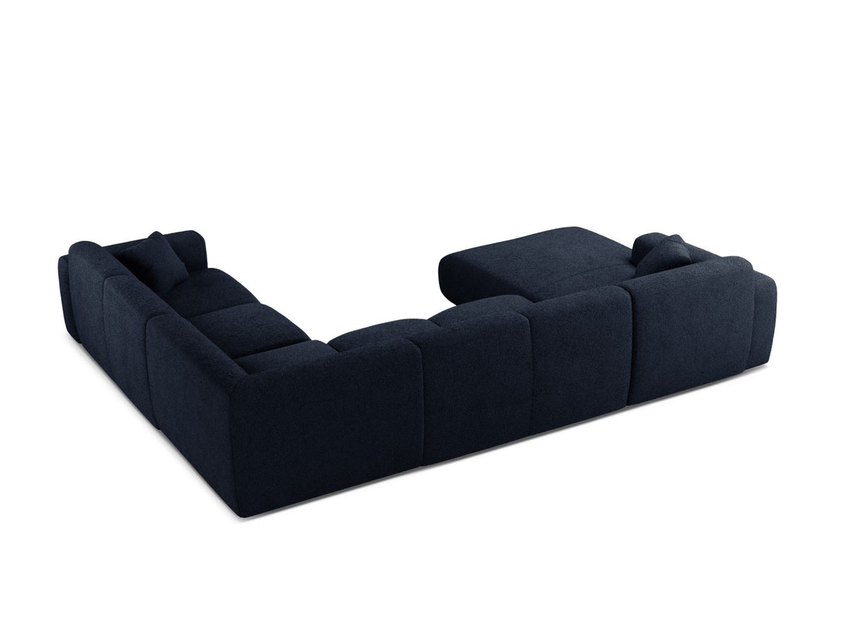 6-Sitzer Modular Panoramic Rechter Ecksofa Molino in Dark Blue-Baloo präsentiert im Onlineshop von KAQTU Design AG. Ecksofa rechts ist von Micadoni