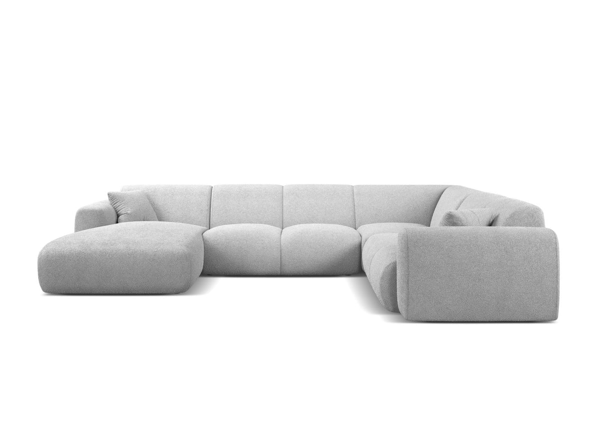 6-Sitzer Modular Panoramic Rechter Ecksofa Molino in Light Grey-Baloo präsentiert im Onlineshop von KAQTU Design AG. Ecksofa rechts ist von Micadoni
