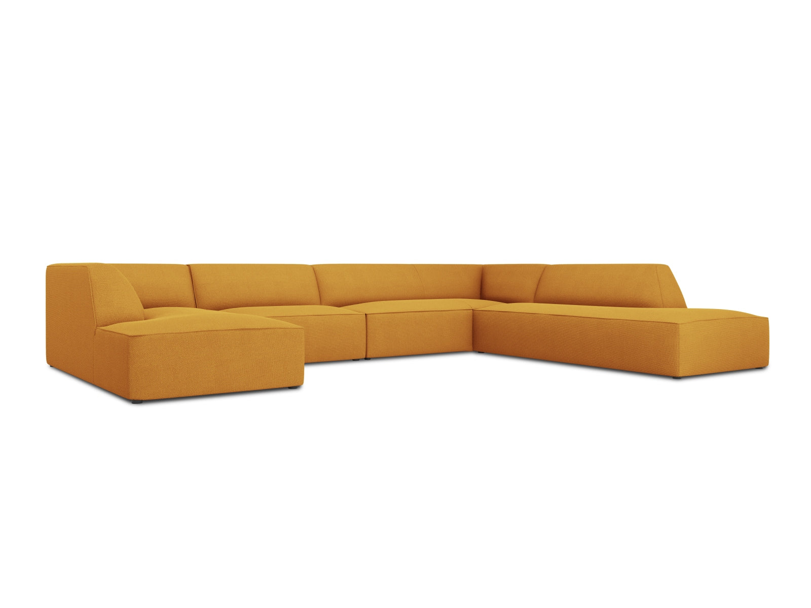 Entdecken Sie das stilvolle Ruby Panoramic Ecksofa rechts 7 Sitzer von Micadoni – ideal für Komfort und gesellige Abende in Ihrem Wohnzimmer.