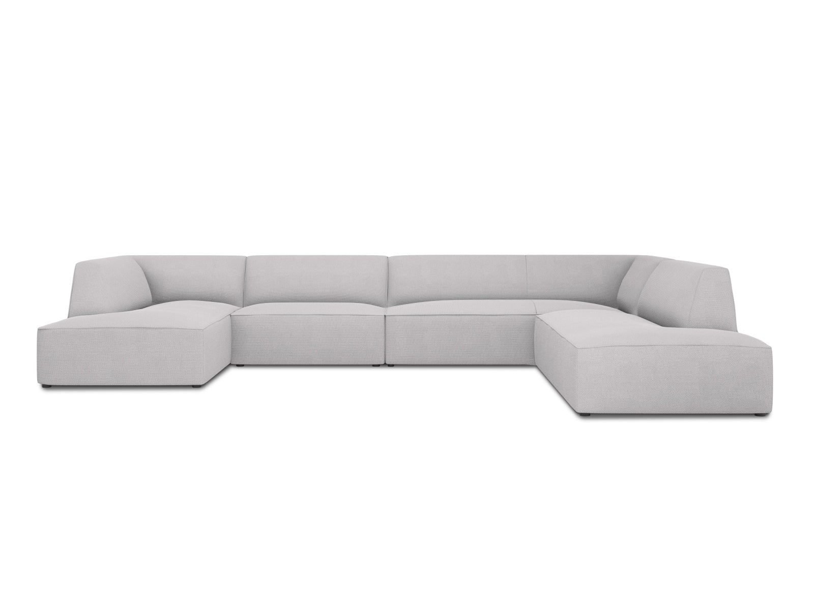 Ruby Panoramic Ecksofa rechts 7 Sitzer in Light Grey präsentiert im Onlineshop von KAQTU Design AG. Ecksofa rechts ist von Micadoni