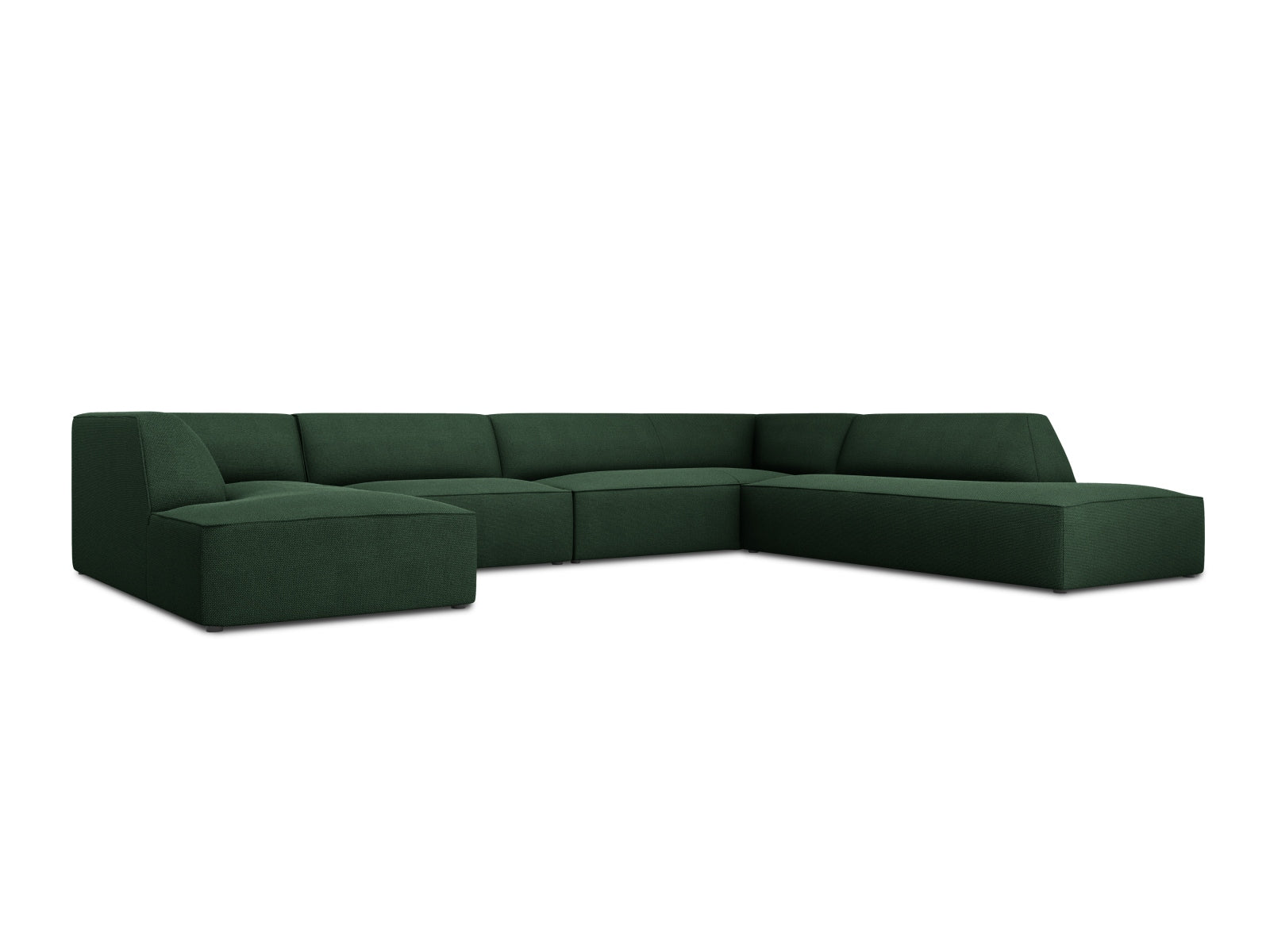 Elegantes Ruby Panoramic Ecksofa rechts, 7 Sitzer in stilvollem Design, ideal für moderne Wohnräume, erhältlich bei KAQTU Design AG.