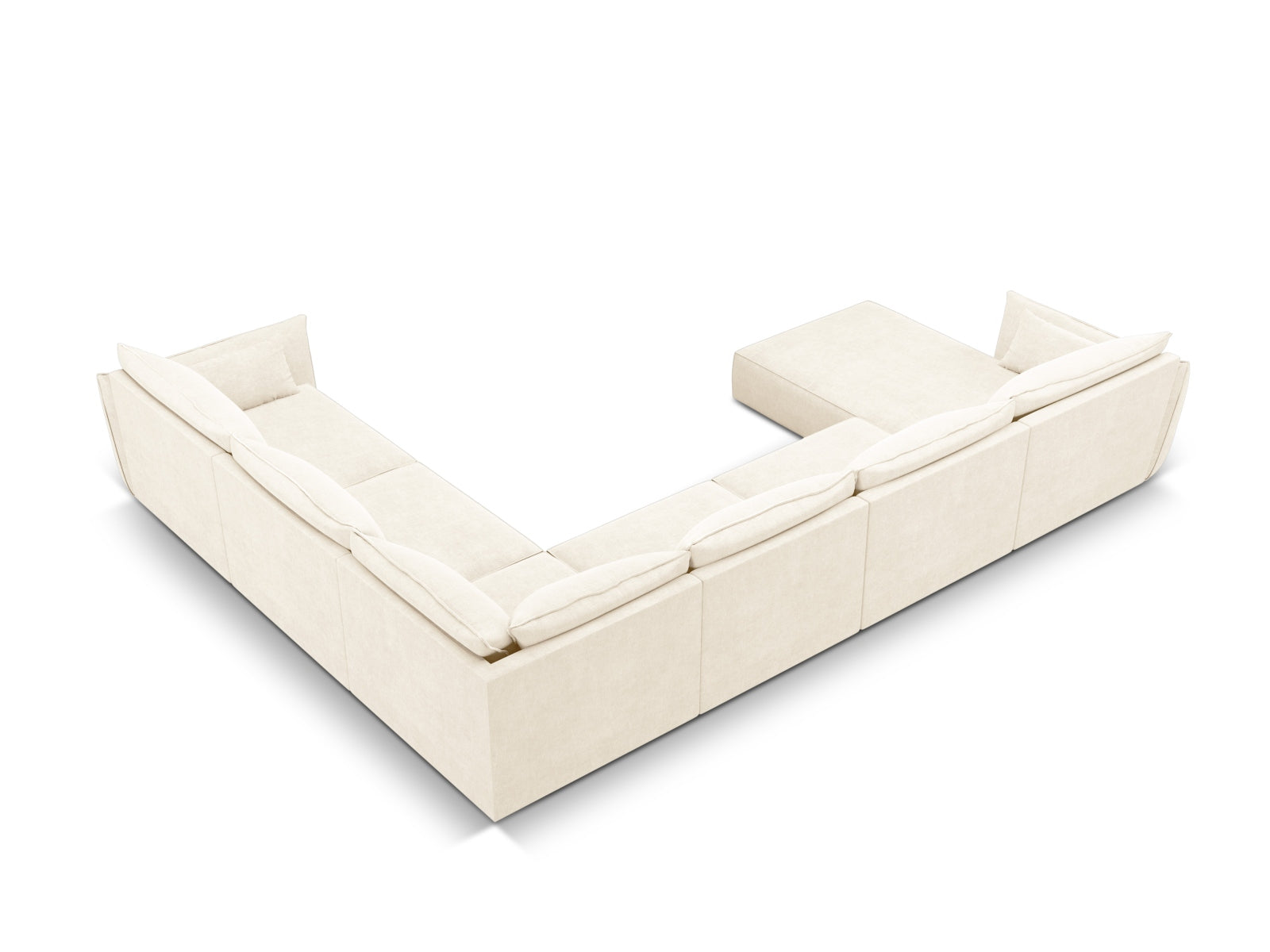 Erleben Sie das Kaelle Panoramic Ecksofa rechts von Micadoni – ein elegantes 8-Sitzer Sofa, das Komfort und Stil in Ihr Zuhause bringt.