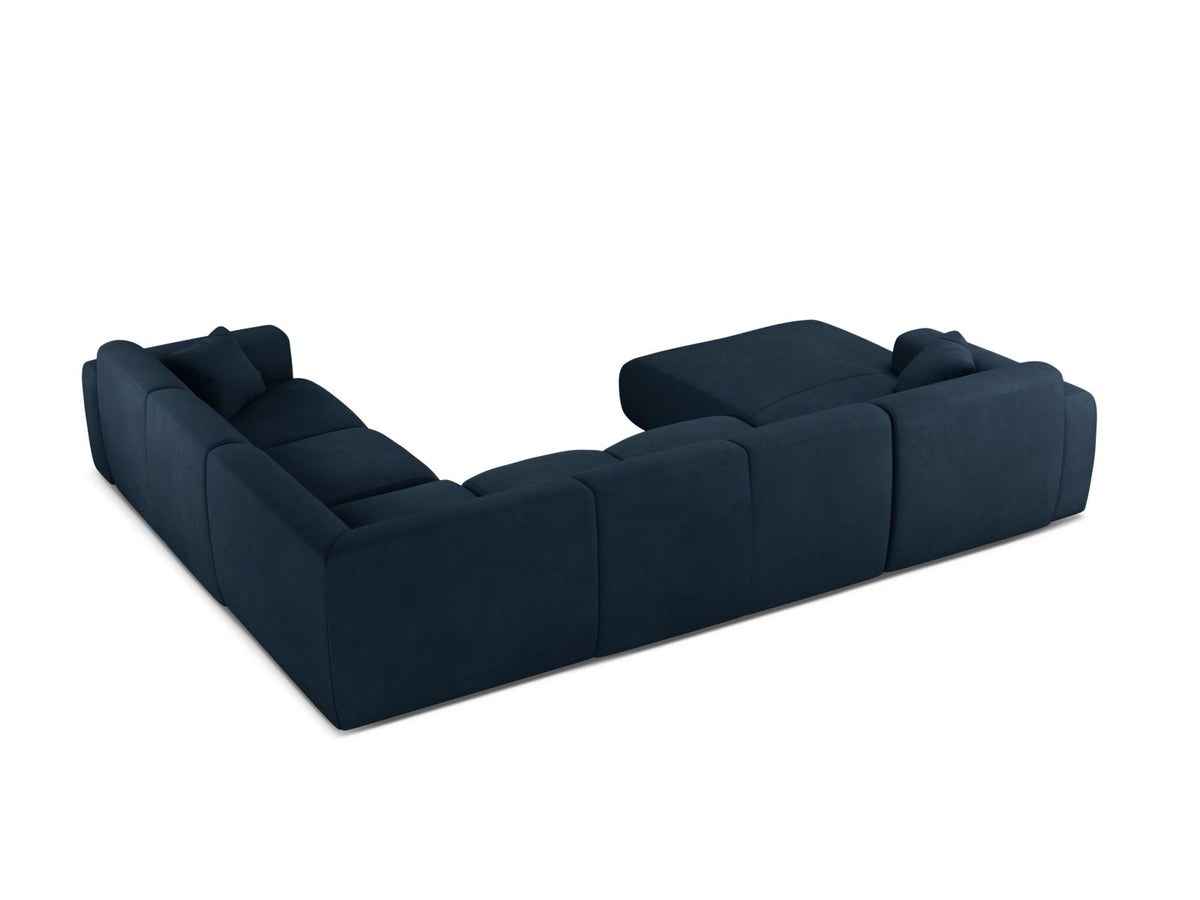 6-Sitzer Modular Ecksofa Panoramic rechts Molino in Royal Blue-Rebel präsentiert im Onlineshop von KAQTU Design AG. Ecksofa rechts ist von Micadoni