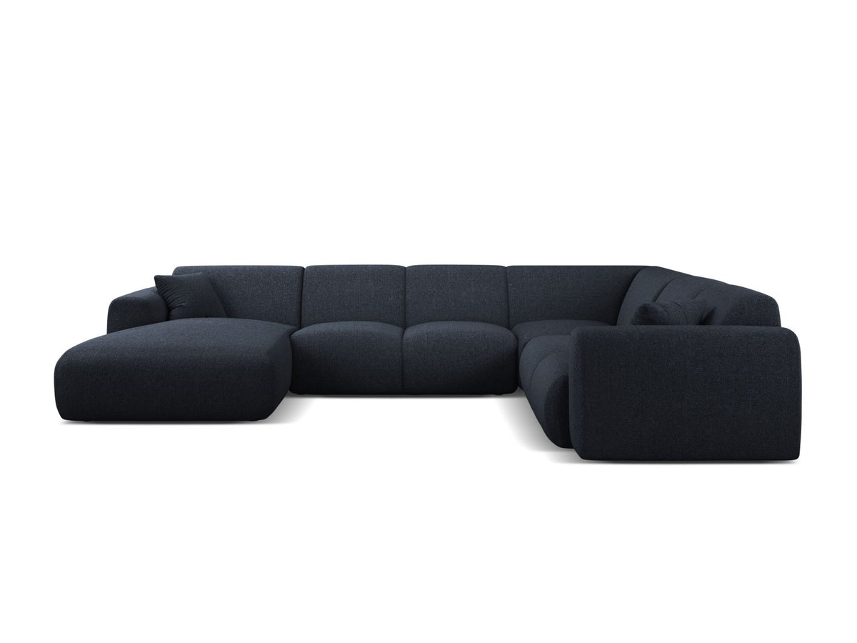 6-Sitzer Modular Ecksofa Panoramic rechts Molino in Navy Blue-Eden präsentiert im Onlineshop von KAQTU Design AG. Ecksofa rechts ist von Micadoni