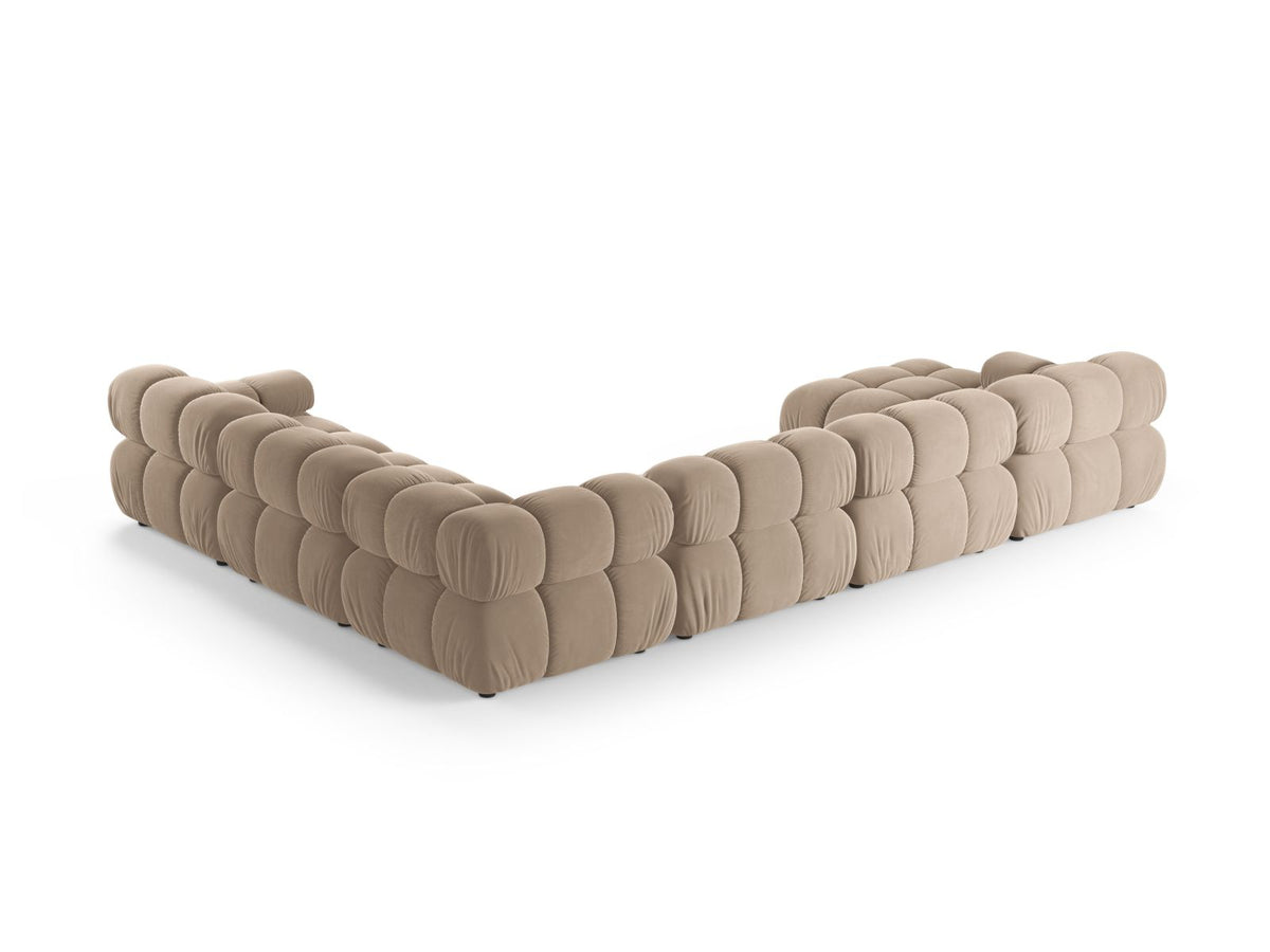 8-Sitzer Modular Ecksofa Panoramic rechts Bellis in Beige-Venus präsentiert im Onlineshop von KAQTU Design AG. Ecksofa rechts ist von Micadoni