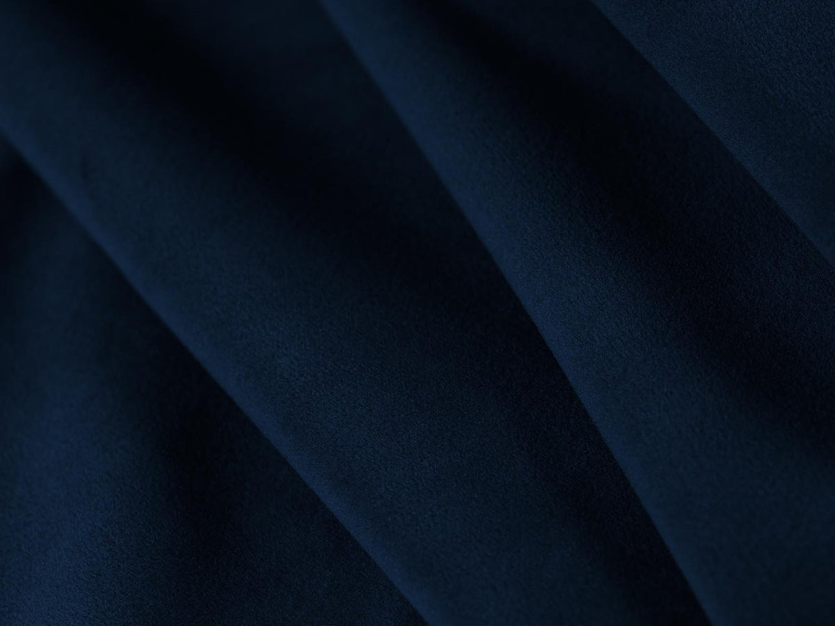 Mamaia Velour Panoramic Ecksofa rechts 7 Sitzer in Royal Blue/Schwarz-Bluvel präsentiert im Onlineshop von KAQTU Design AG. Ecksofa rechts ist von Micadoni
