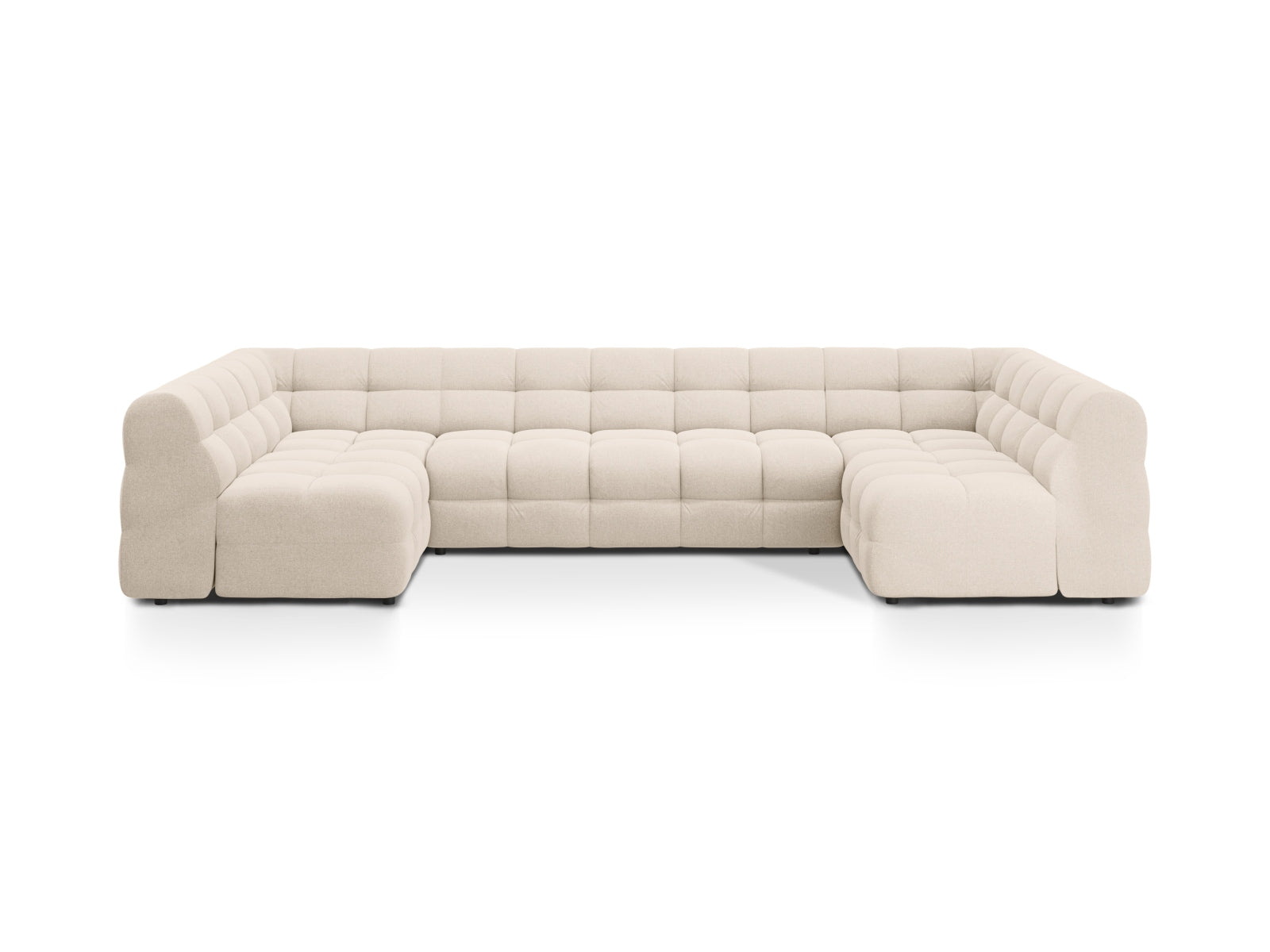 Kendal Panoramic Sofa 7 Sitzer in Beige präsentiert im Onlineshop von KAQTU Design AG. 5er Sofa ist von Micadoni