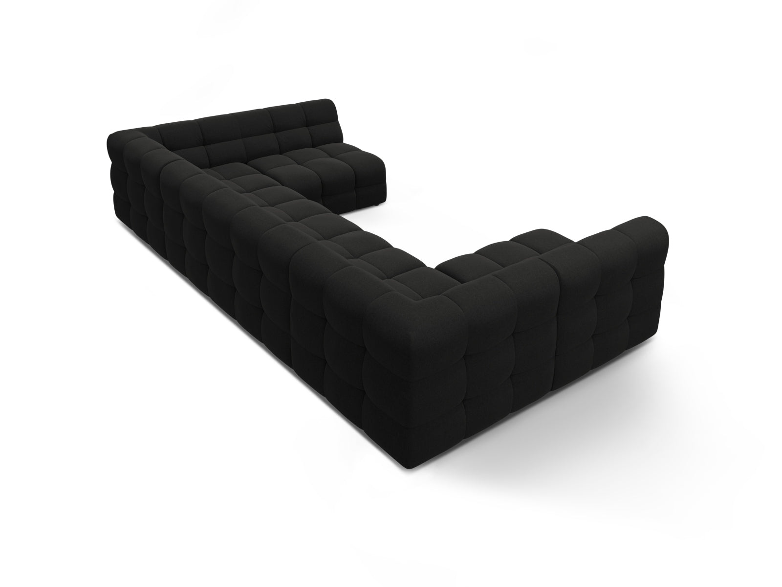 Erleben Sie das Kendal Panoramic Sofa 7 Sitzer von Micadoni – elegantes Velours, modernes Design und ultimativer Komfort für Ihr Wohnzimmer.
