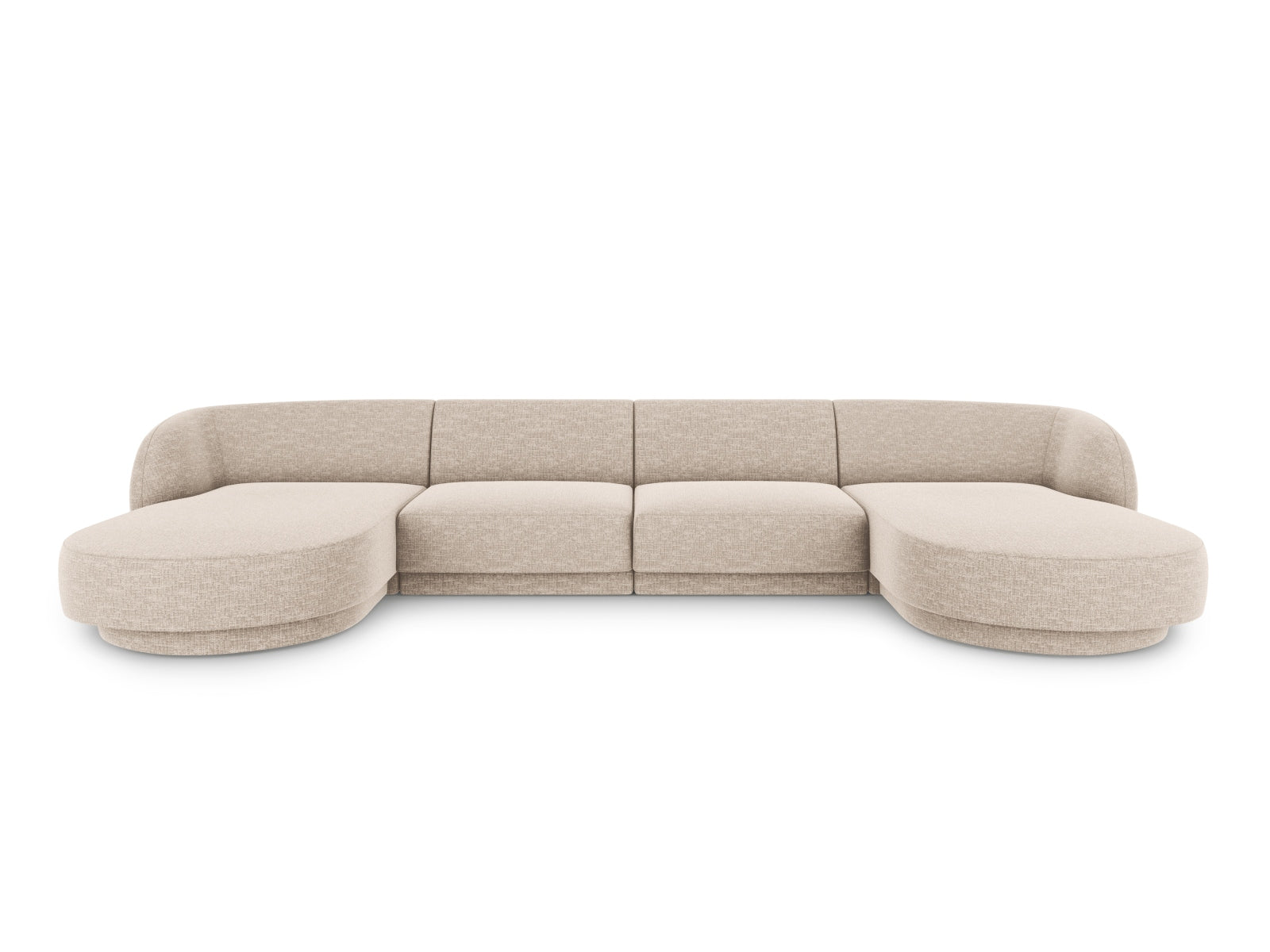 Miley Panoramic Sofa 5 Sitzer in Beige präsentiert im Onlineshop von KAQTU Design AG. 5er Sofa ist von Micadoni
