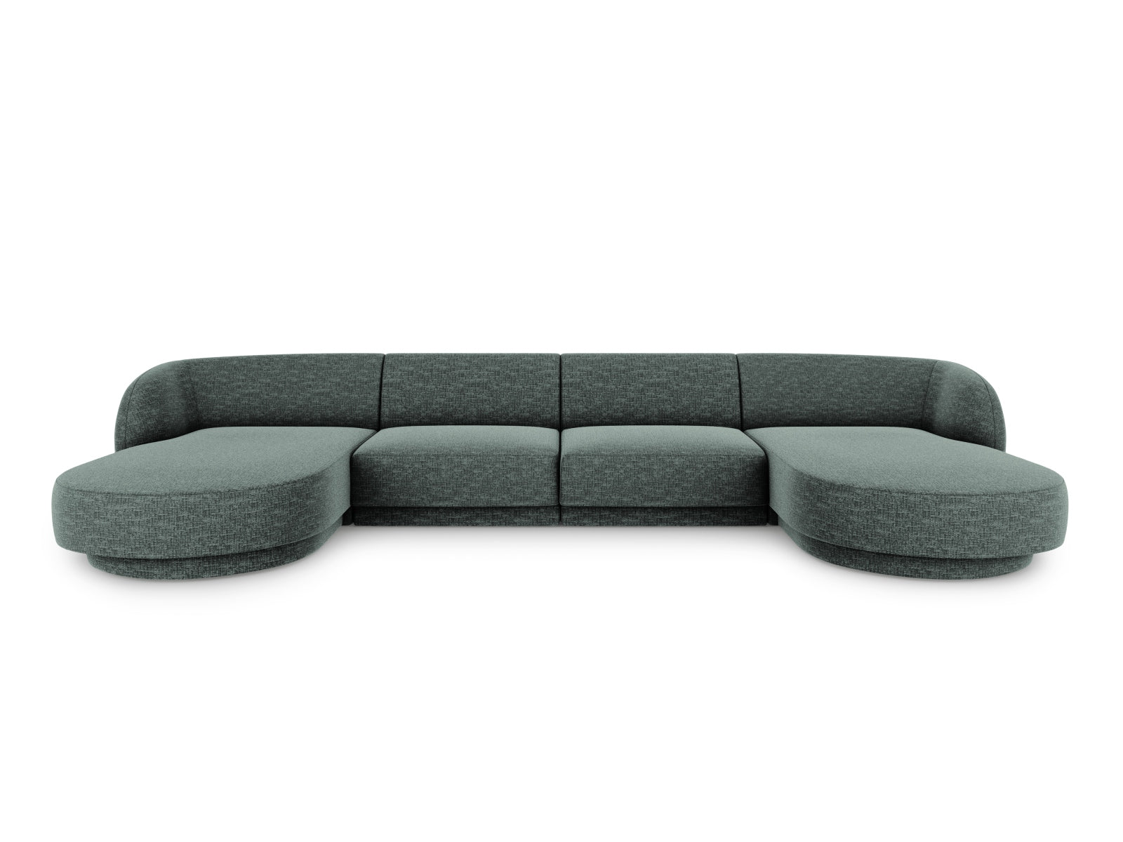 Miley Panoramic Sofa 5 Sitzer in Petrol präsentiert im Onlineshop von KAQTU Design AG. 5er Sofa ist von Micadoni