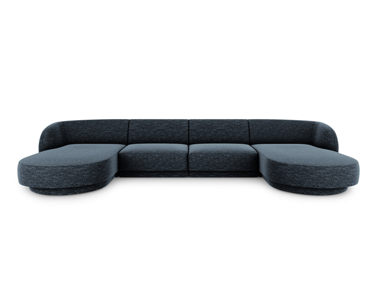 Miley Panoramic Sofa 5 Sitzer in Royal Blue-Haga präsentiert im Onlineshop von KAQTU Design AG. 5er Sofa ist von Micadoni