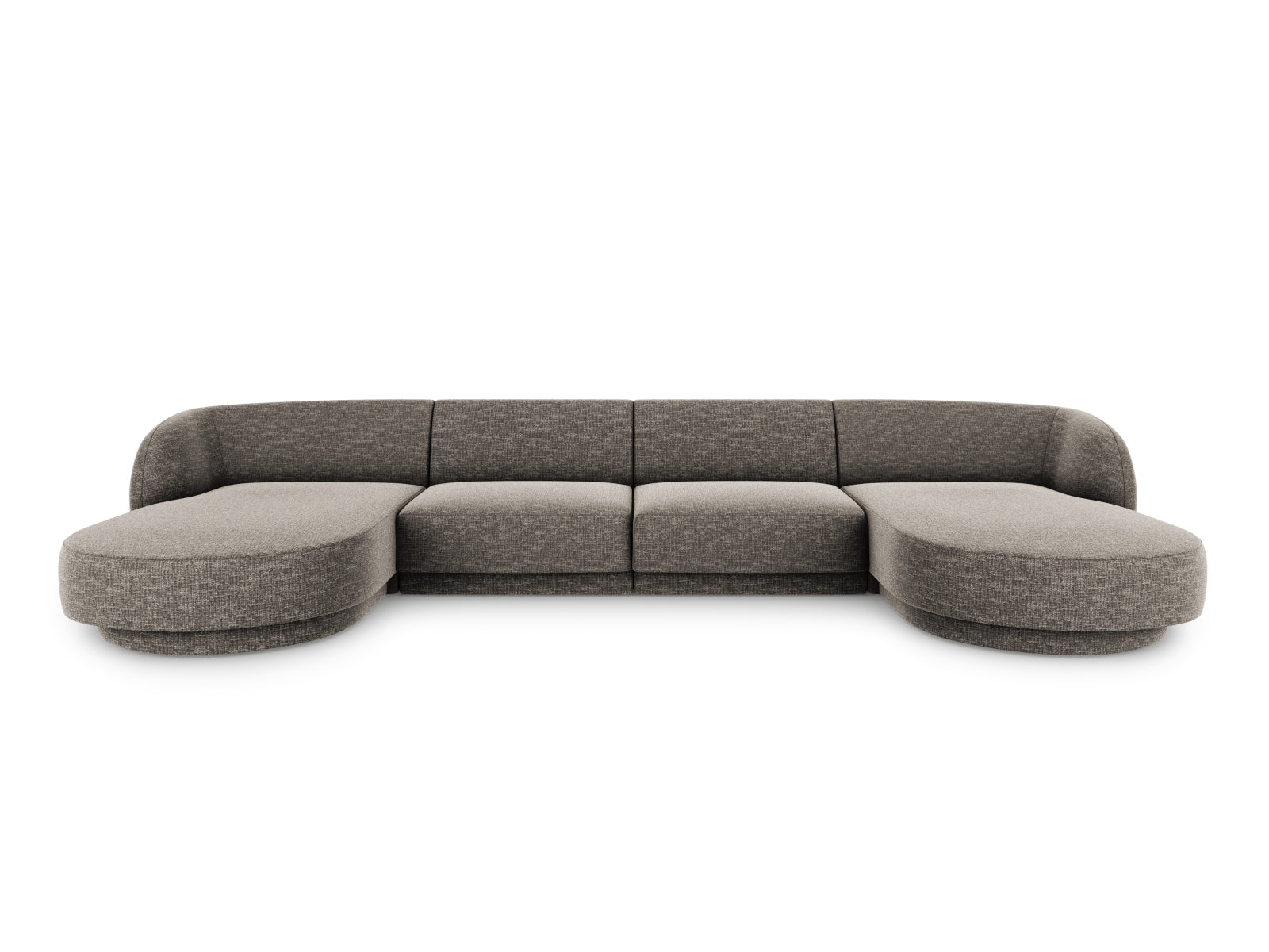 Miley Panoramic Sofa 5 Sitzer in Grey präsentiert im Onlineshop von KAQTU Design AG. 5er Sofa ist von Micadoni