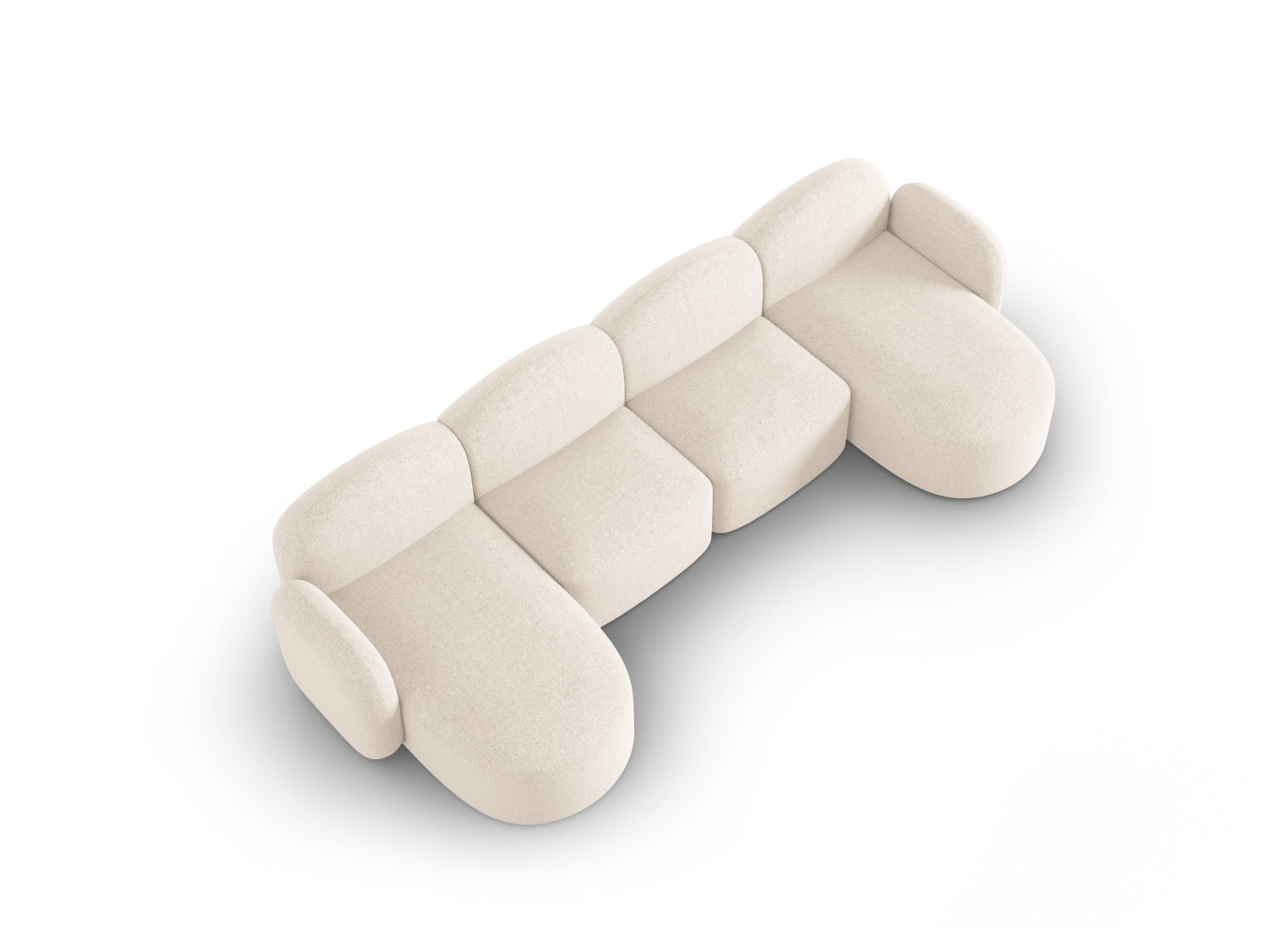 Erleben Sie das elegante Blair Panoramic Sofa 6 Sitzer von Micadoni – ein luxuriöses Velours Sofa, das modernen Stil und höchsten Komfort bietet.