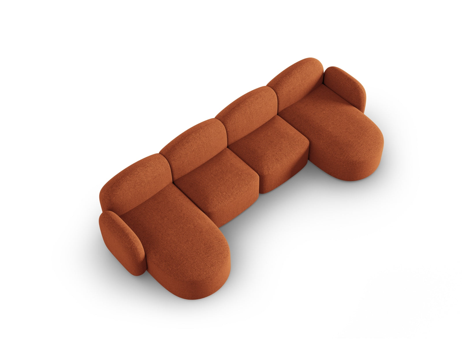 Entdecken Sie das stilvolle Blair Panoramic Sofa 6 Sitzer von Micadoni – ein luxuriöses Velours Sofa, das modernen Komfort und Eleganz vereint.