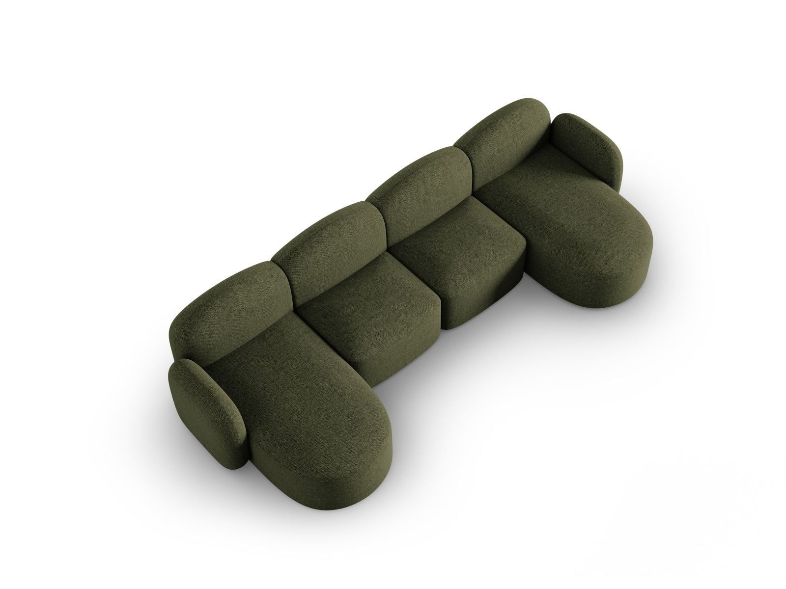 Erleben Sie das elegante Blair Panoramic Sofa 6 Sitzer von Micadoni – ein luxuriöses Velours Sofa, das modernen Stil und höchsten Komfort bietet.