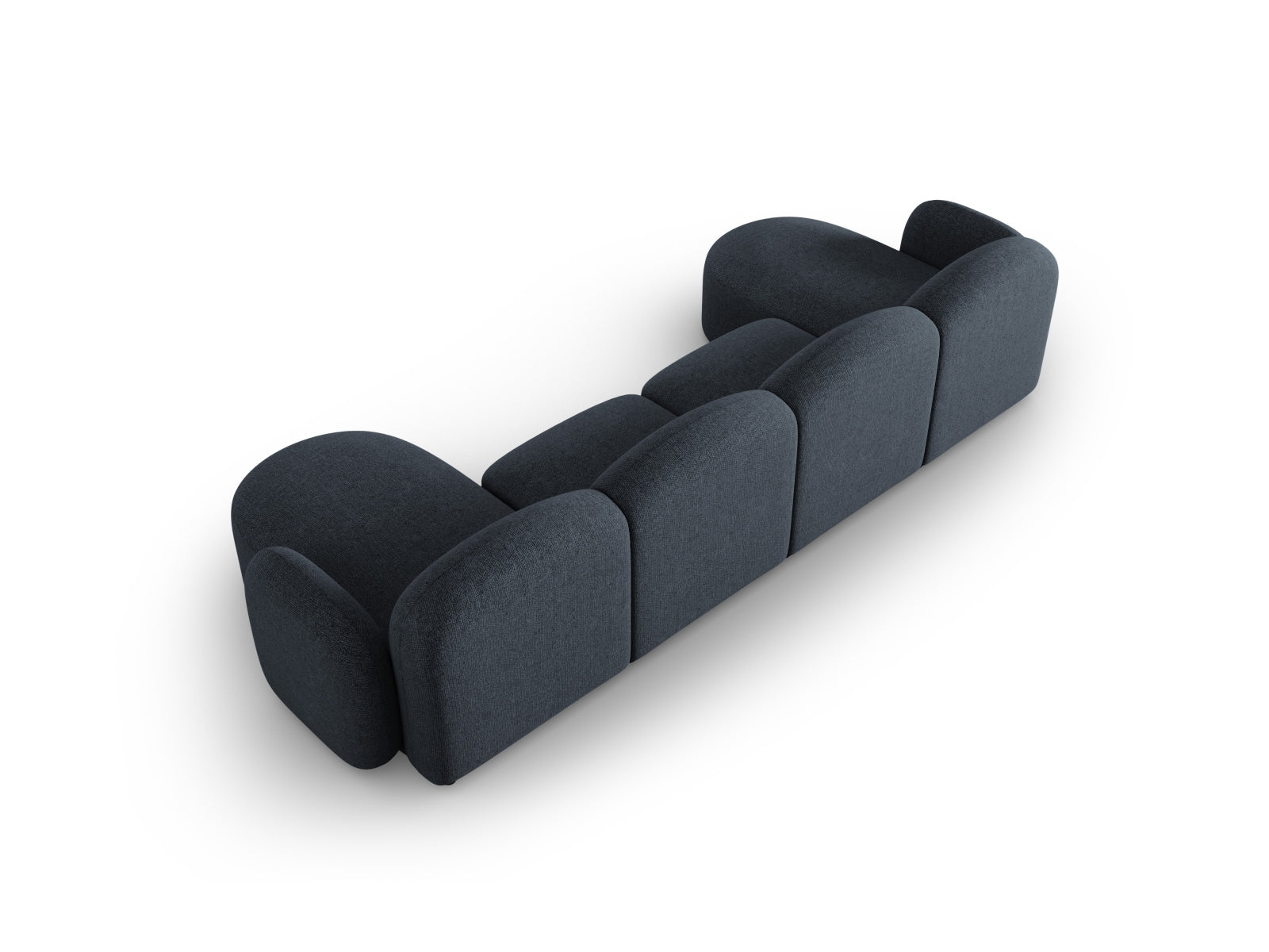 Erleben Sie das elegante Blair Panoramic Sofa 6 Sitzer von Micadoni – ein luxuriöses Velours Sofa, das modernen Stil und höchsten Komfort bietet.
