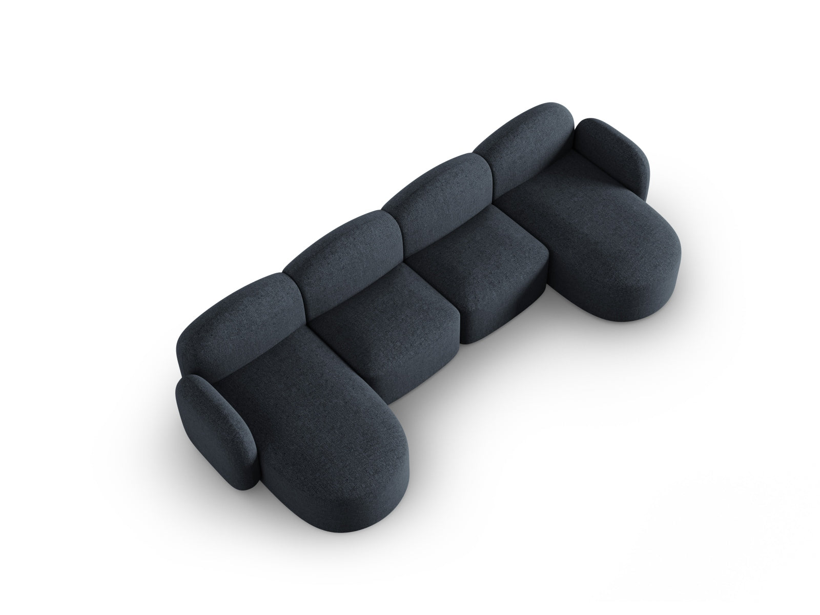 Entdecken Sie das stilvolle Blair Panoramic Sofa 6 Sitzer von Micadoni – ein luxuriöses Velours Sofa, das modernen Komfort und Eleganz vereint.