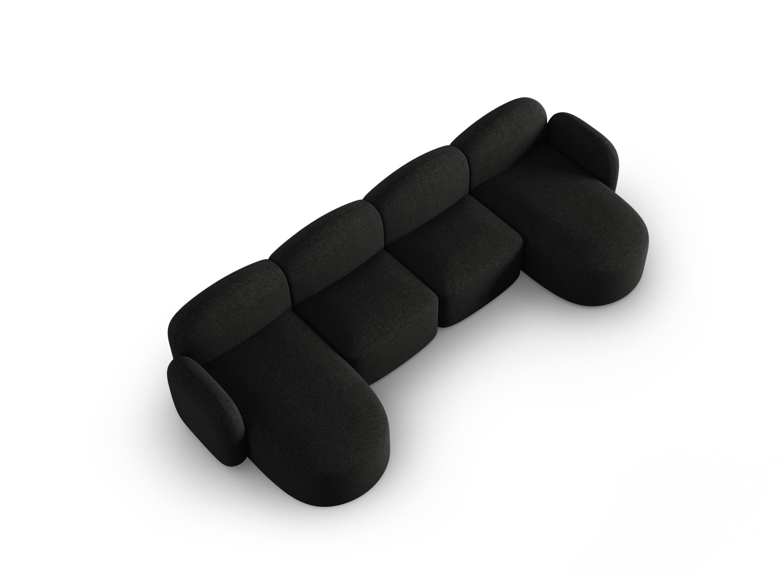 Erleben Sie das elegante Blair Panoramic Sofa 6 Sitzer von Micadoni – ein luxuriöses Velours Sofa, das modernen Stil und höchsten Komfort bietet.