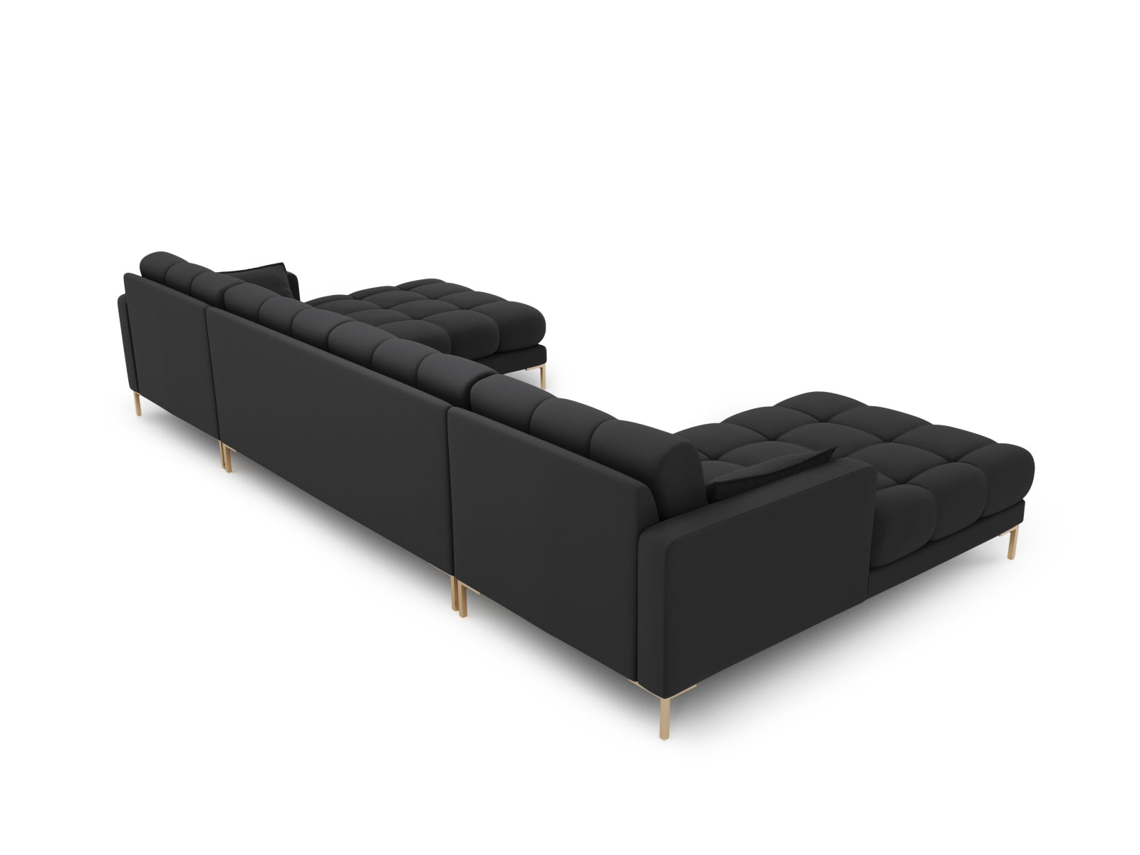 Erleben Sie das Mamaia Panoramic Sofa 6 Sitzer von Micadoni – ein stilvolles, geräumiges Sofa, das Komfort und Eleganz in Ihr Zuhause bringt.