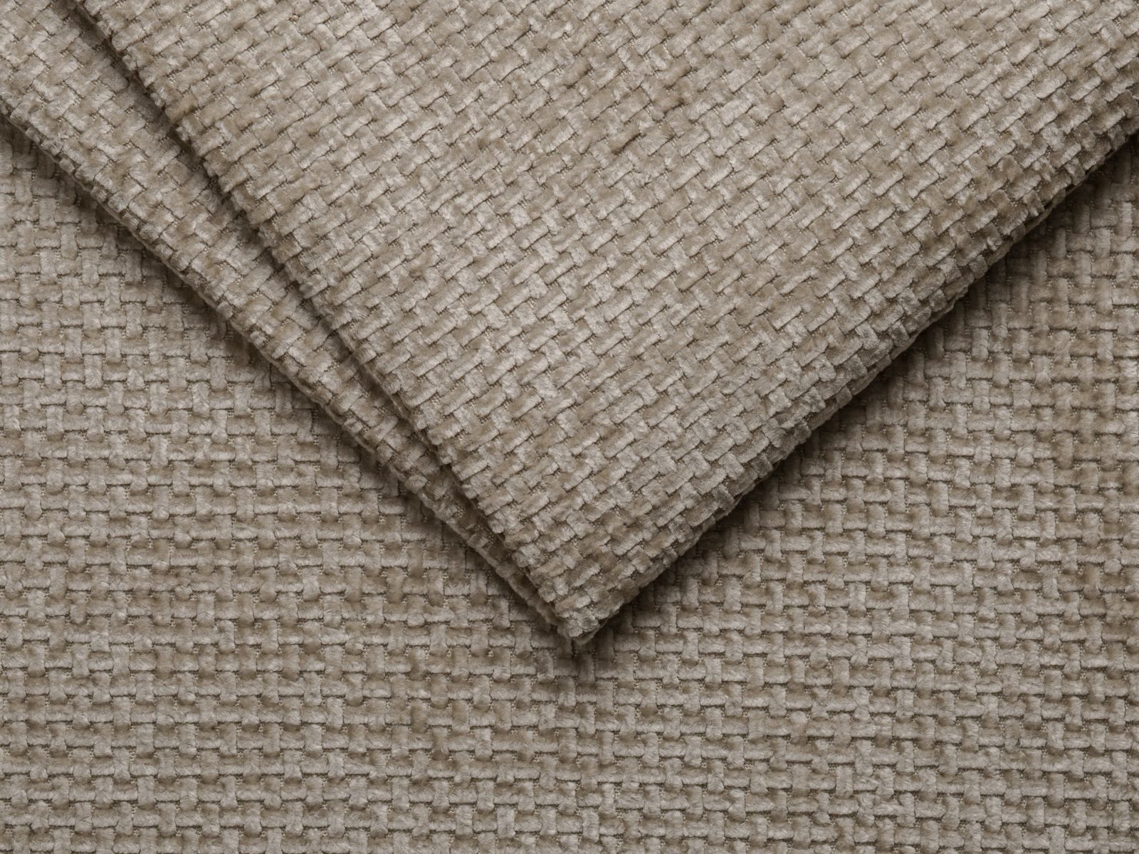 Elegantes Ecksofa Blair für 6 Personen in Dunkelbeige, ideal für gemütliche Zusammenkünfte und modernes Wohndesign.
