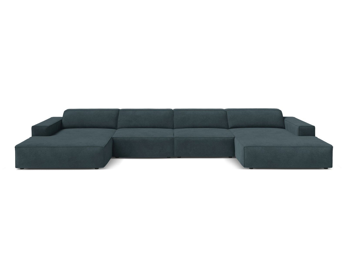 6-Sitzer Modular Panoramic Sofa Jodie in Deep Petrol-Liberty präsentiert im Onlineshop von KAQTU Design AG. 5er Sofa ist von Micadoni