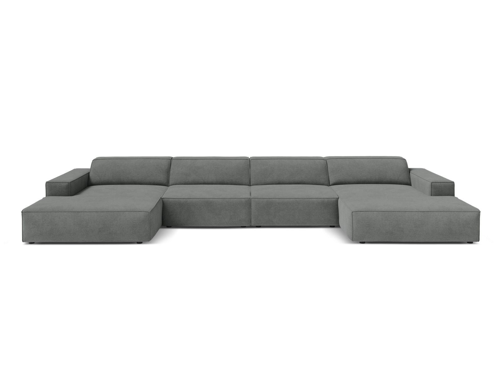 6-Sitzer Modular Panoramic Sofa Jodie in Grey-Liberty präsentiert im Onlineshop von KAQTU Design AG. 5er Sofa ist von Micadoni
