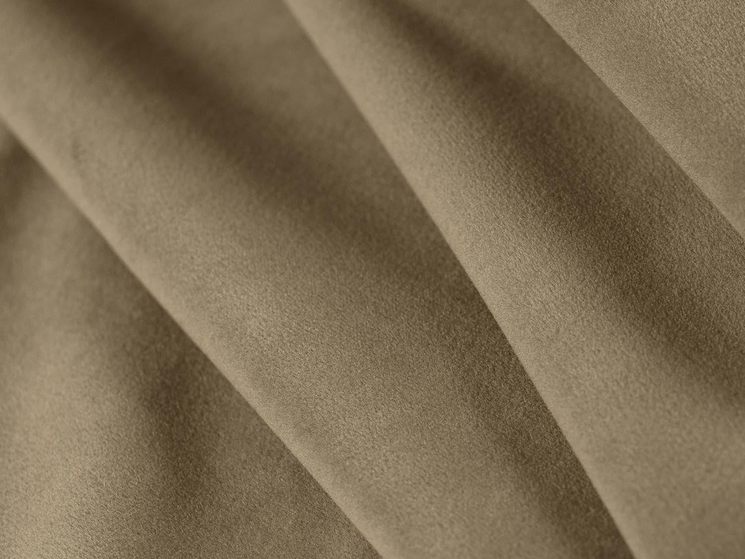 Luxuriöses 6-Sitzer Velours Sofa Mamaia in Beige und Schwarz, ideal für stilvolle Wohnräume und gesellige Abende.