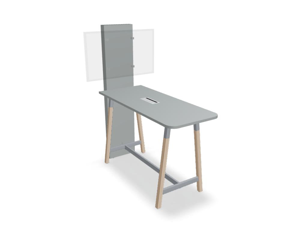 Ogi W MSW01 - Multimedia-Station in Aluminium präsentiert im Onlineshop von KAQTU Design AG. Konferenztisch ist von Mdd