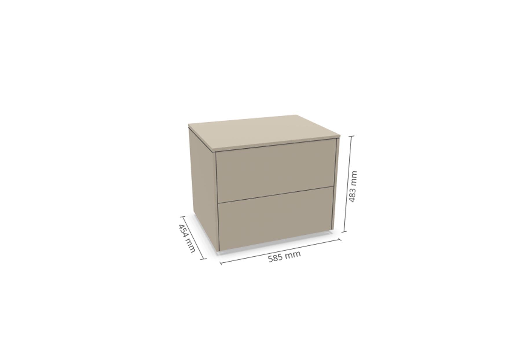 Aventa Sideboard V10 in Steingrau präsentiert im Onlineshop von KAQTU Design AG. Sideboard ist von Müller Möbelwerkstätten