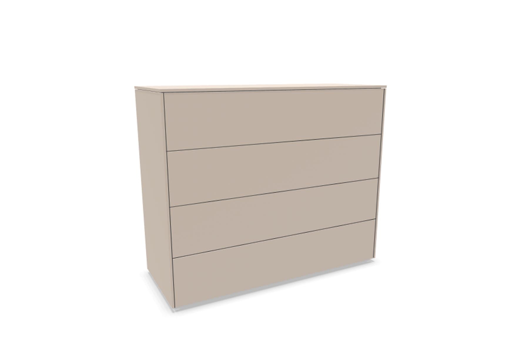 Aventa Sideboard V2 in Kaschmirgrau präsentiert im Onlineshop von KAQTU Design AG. Sideboard ist von Müller Möbelwerkstätten
