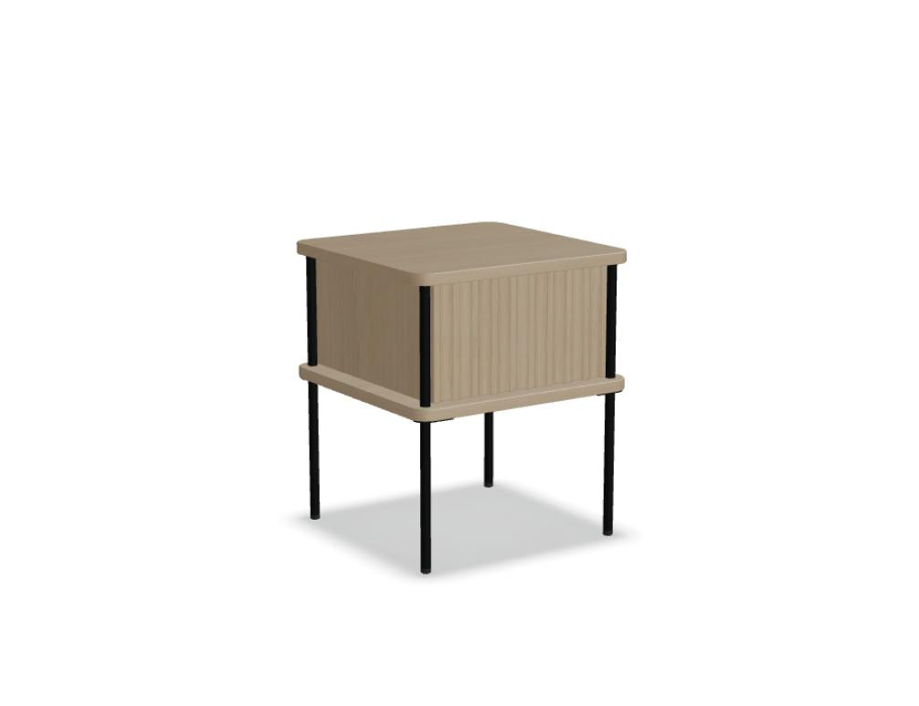 Maya MY04 - Nachttisch in Eiche Natur präsentiert im Onlineshop von KAQTU Design AG. Esstisch ist von Tamo