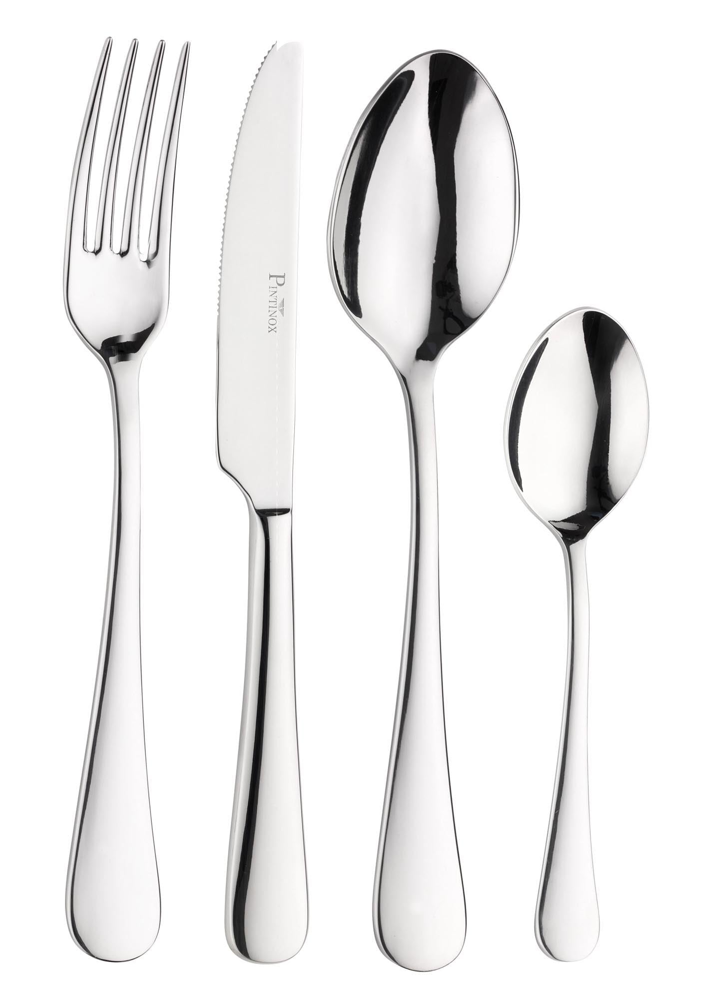 Coliseum Dessertmesser 20cm in Silber präsentiert im Onlineshop von KAQTU Design AG. Besteck ist von Pintinox