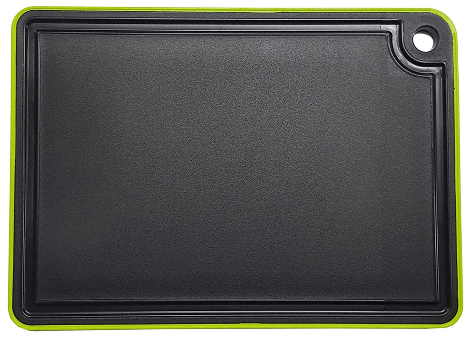 Schneidebrett Mimmi gross 35x25x1cm Antirutsch Rand h.grün in Schwarz präsentiert im Onlineshop von KAQTU Design AG. Schneidbrett ist von DaloLindén