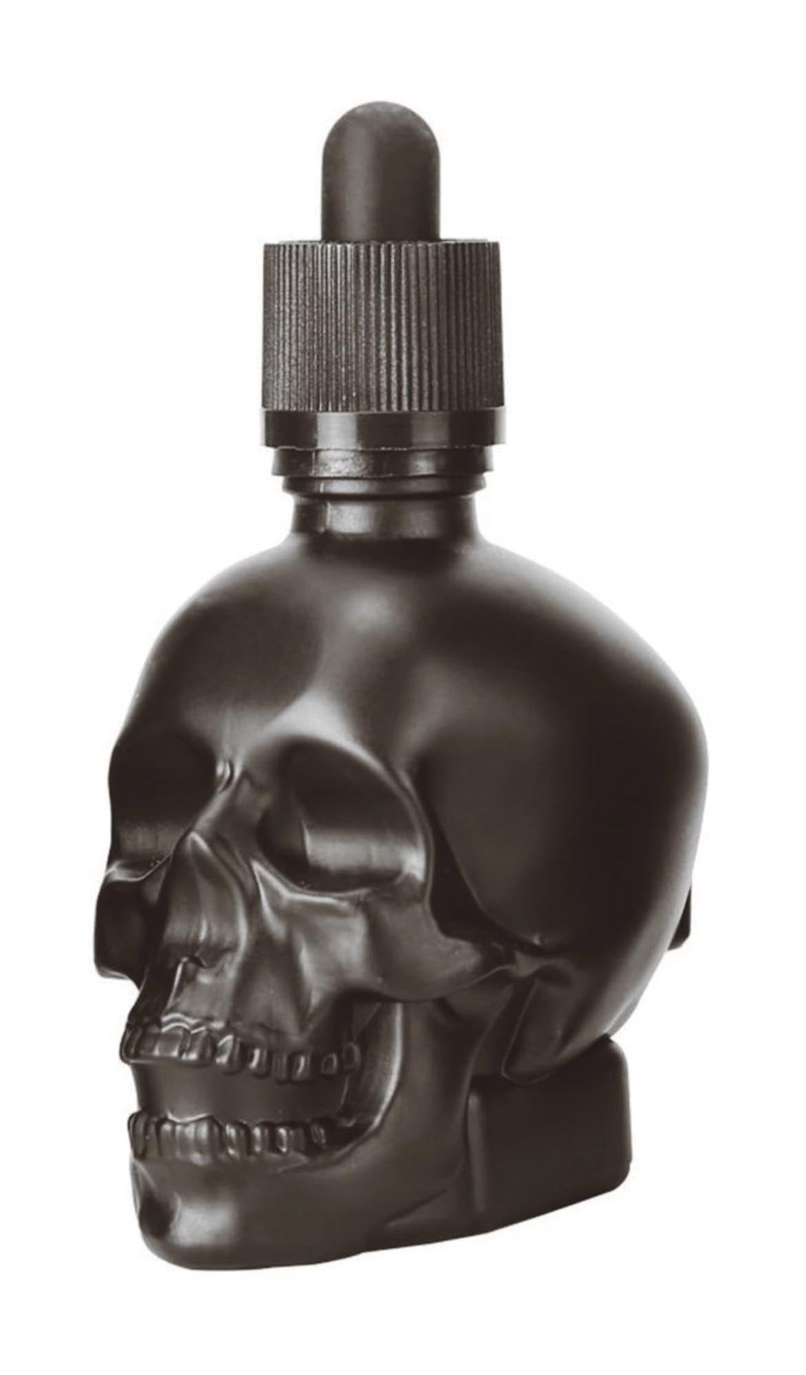 Schädel Dash Bottle Pipette 60ml schwarz in Schwarz präsentiert im Onlineshop von KAQTU Design AG. Küchenhelfer ist von Sambonet