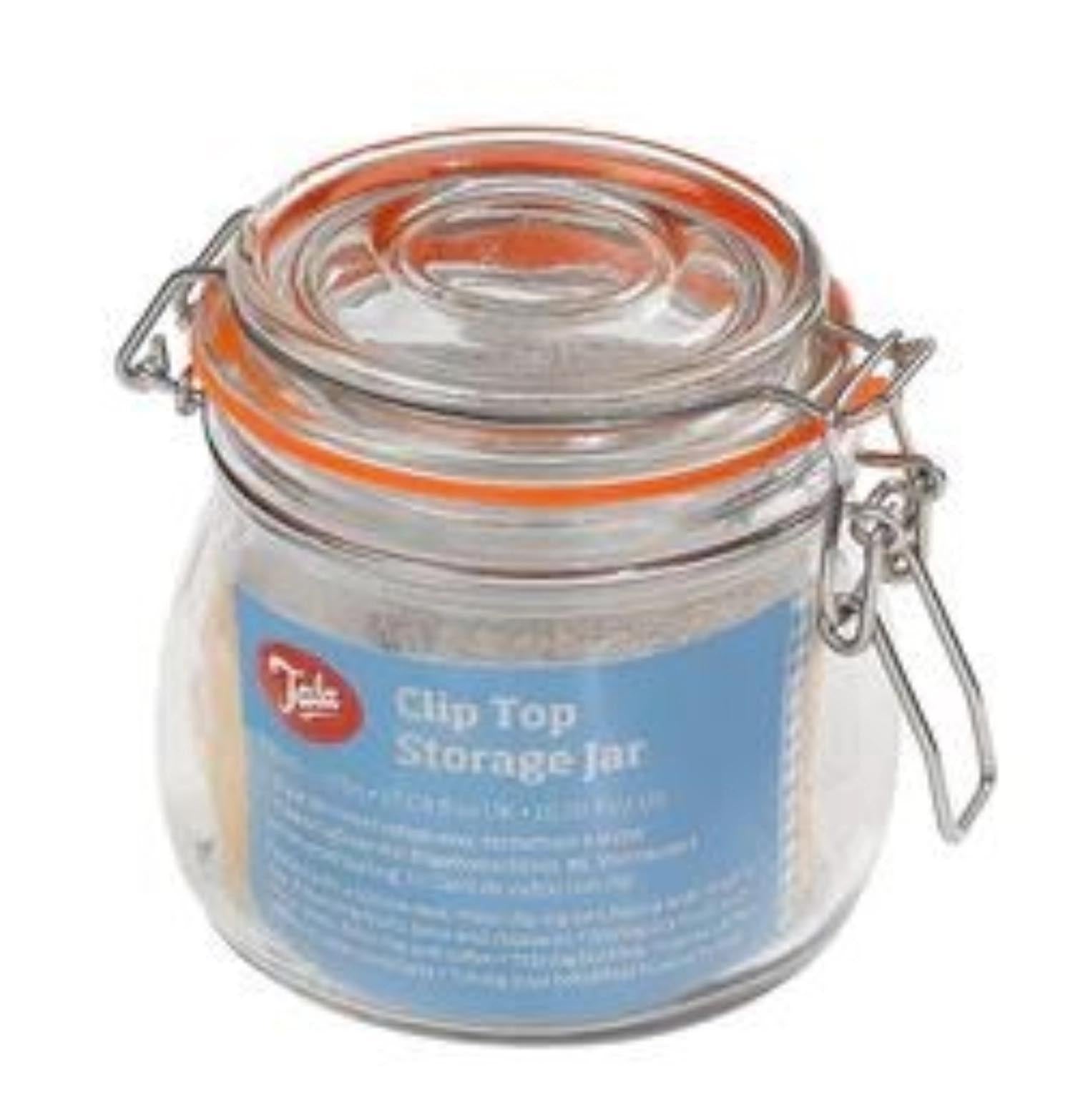 Praktisches 500ml Aufbewahrungsglas von Tala mit Bügelverschluss, ideal für die sichere Lagerung von Lebensmitteln und Zutaten.