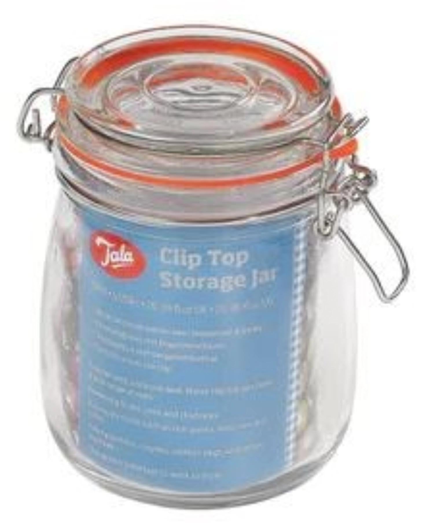 Praktisches 750ml Aufbewahrungsglas von Tala mit Bügelverschluss, ideal für die luftdichte Lagerung von Lebensmitteln.