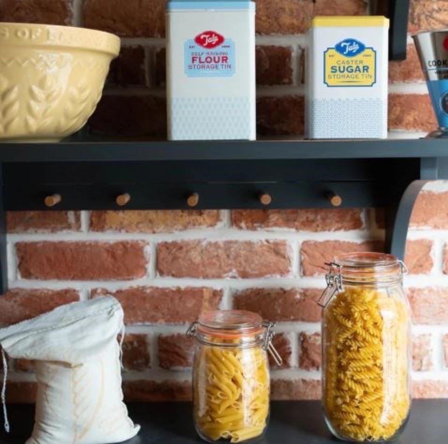 Tala 750ml Aufbewahrungsglas mit Bügelverschluss, ideal für luftdichte Lagerung von Lebensmitteln und Zutaten, hält alles frisch.