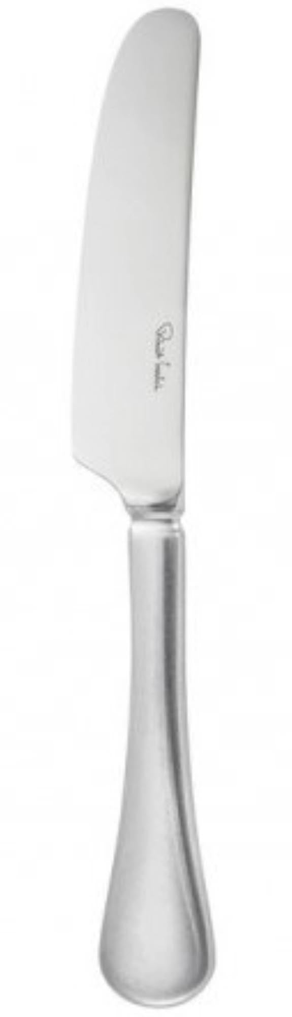 Baguette Vintage Dessertmesser Monobloc in Silber präsentiert im Onlineshop von KAQTU Design AG. Besteck ist von Abert