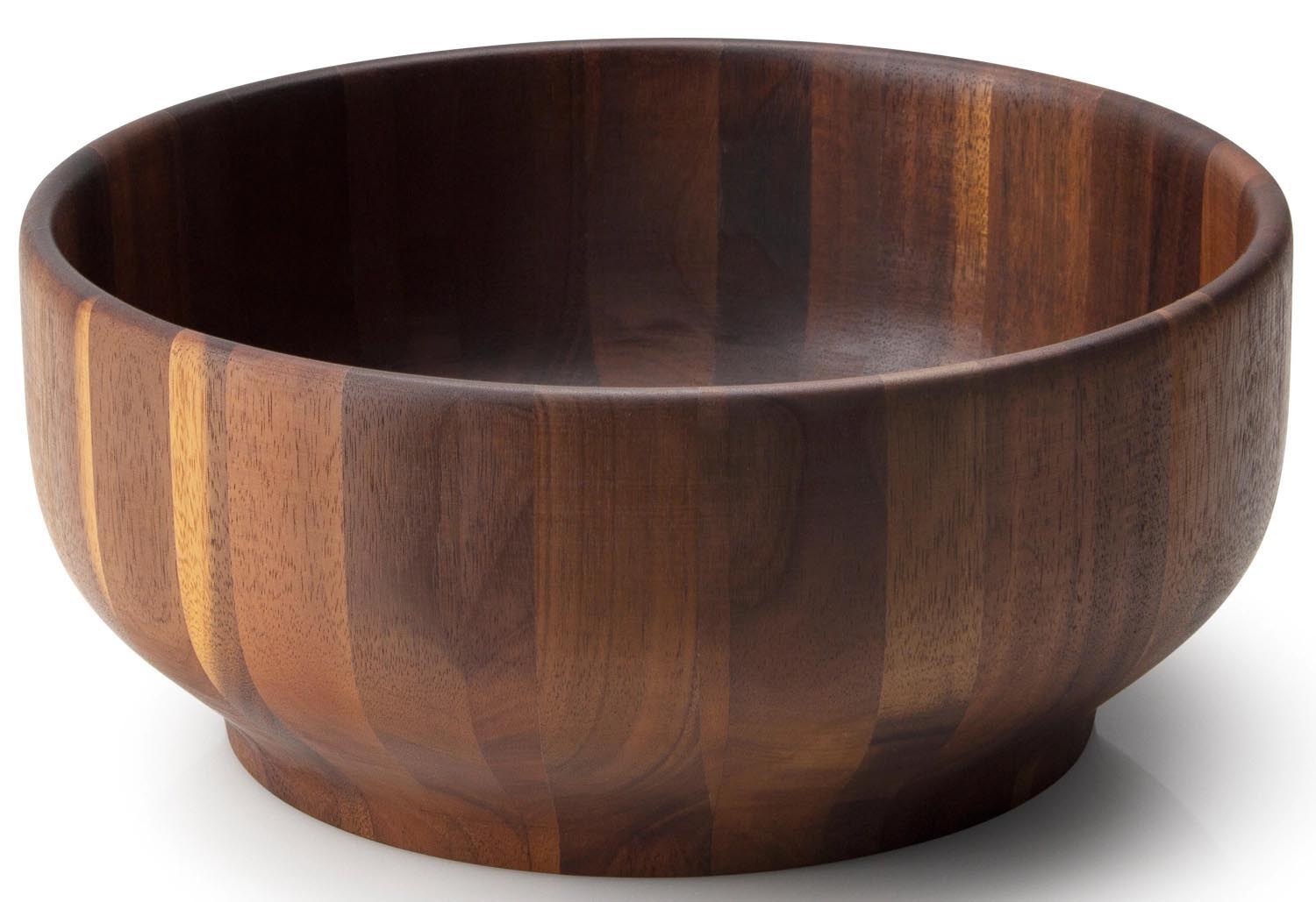 Akazie Schüssel 29cm in Braun präsentiert im Onlineshop von KAQTU Design AG. Schüssel ist von Continenta