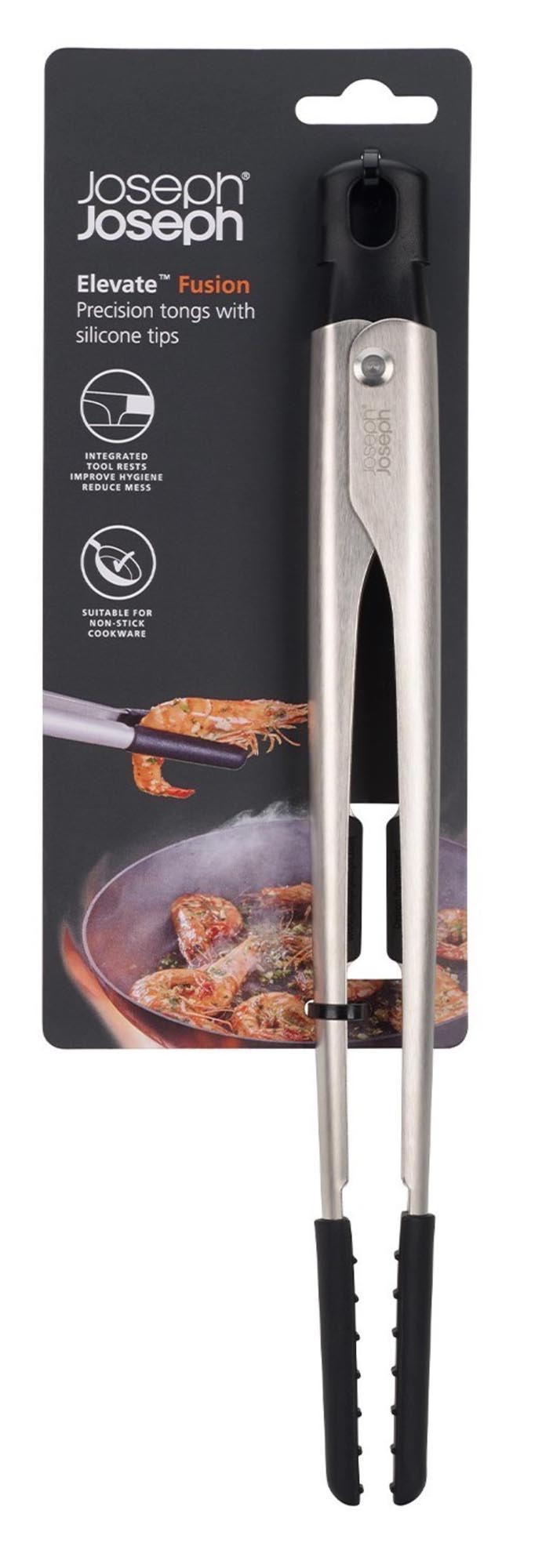 Die Joseph Joseph Elevate Fusion Präzisionszange bietet stilvolle Präzision und Funktionalität für vielseitige Küchenaufgaben.