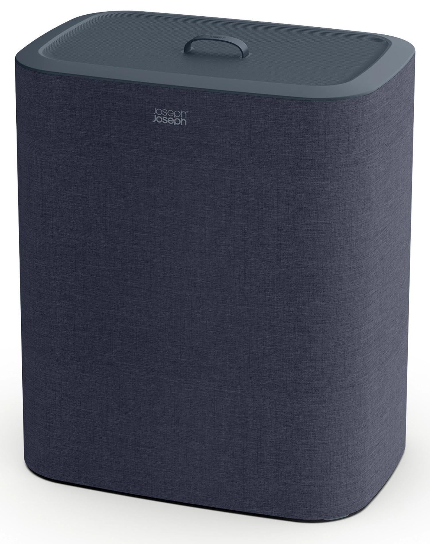 Tota Trio 90L Wäschetrennkorb 3x 30L schwarz in Schwarz präsentiert im Onlineshop von KAQTU Design AG. Wäschekorb ist von Joseph Joseph