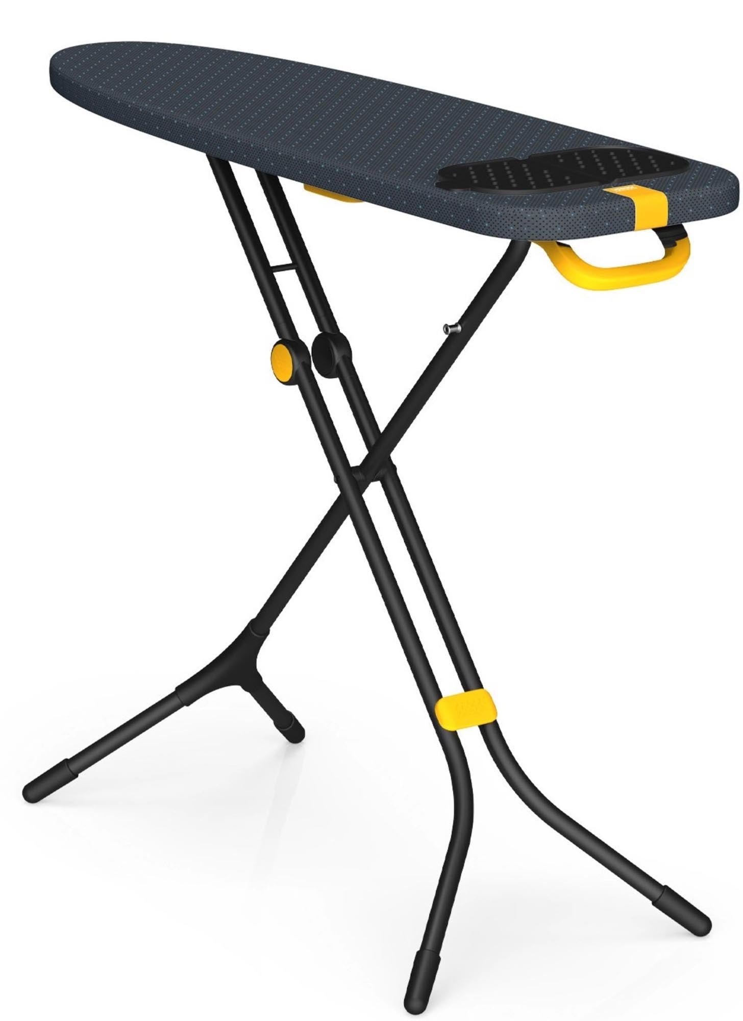 Glide Compact Plus Bügelbrett Schwarz/Blau in Blau präsentiert im Onlineshop von KAQTU Design AG. Haushaltshilfen ist von Joseph Joseph