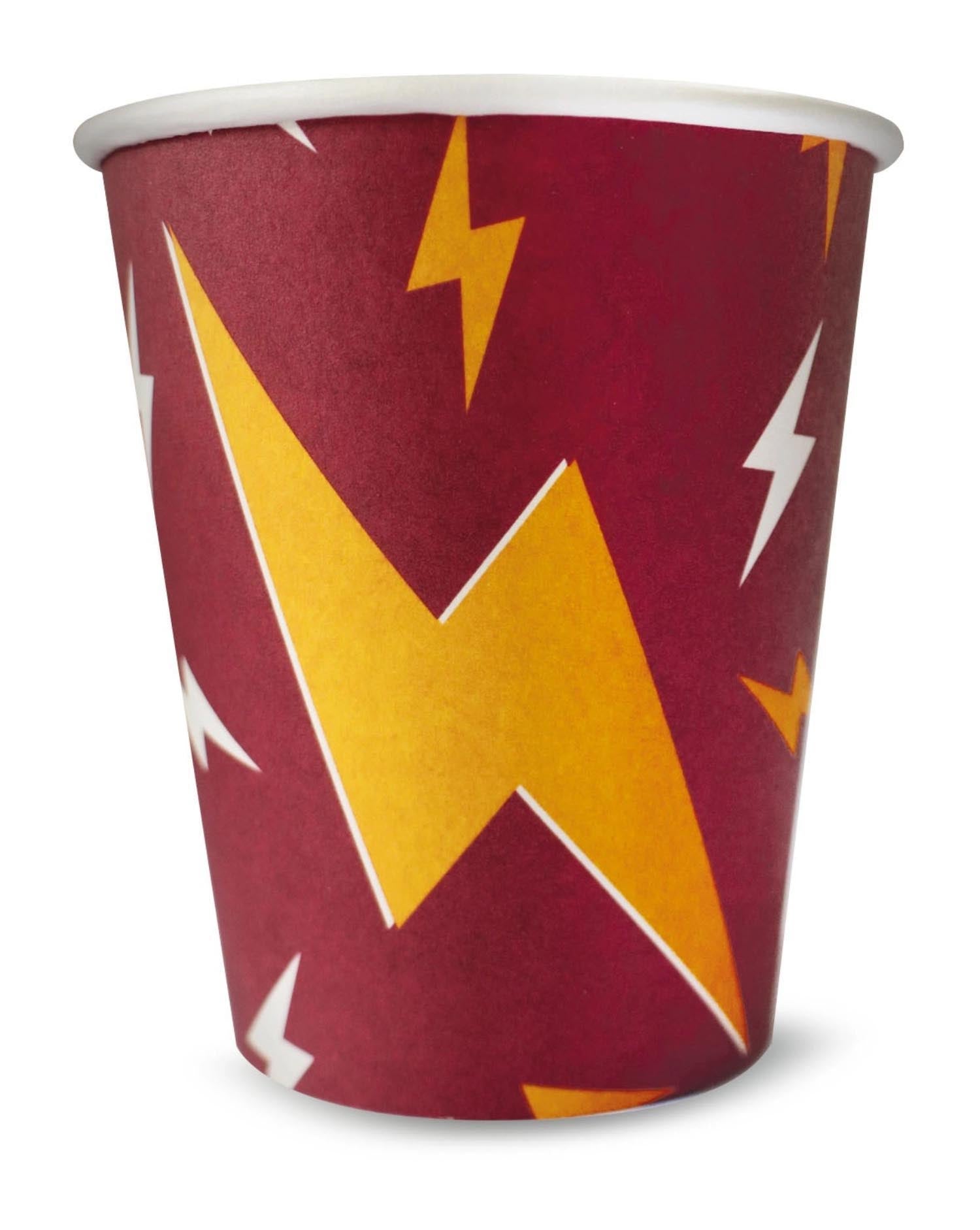 8er Set Pappbecher Zauberei 250ml in Rot präsentiert im Onlineshop von KAQTU Design AG. Glas ist von Scrap Cooking